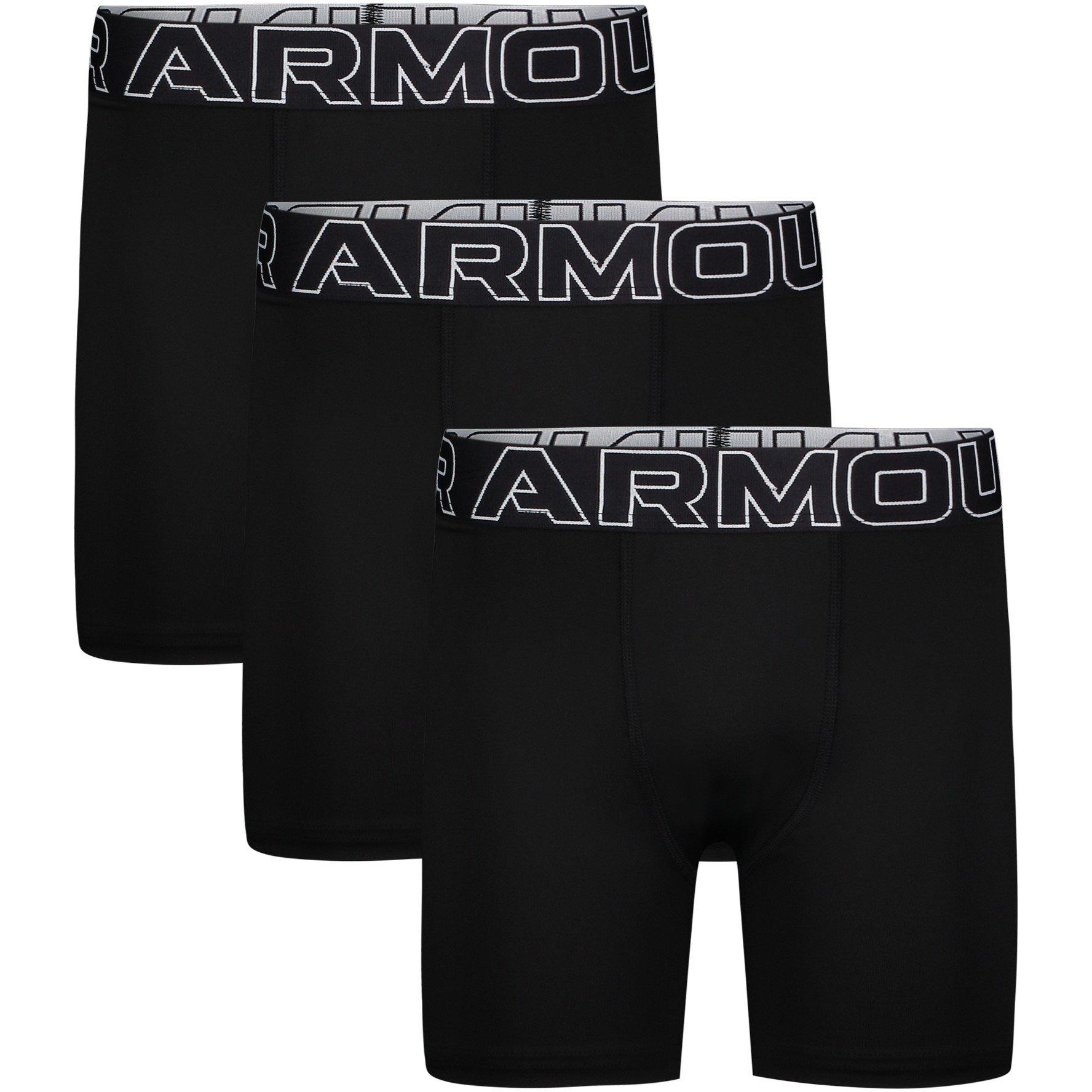 Under Armour UA Boys Performance Tech 3 Pack Boxers Junior - Black