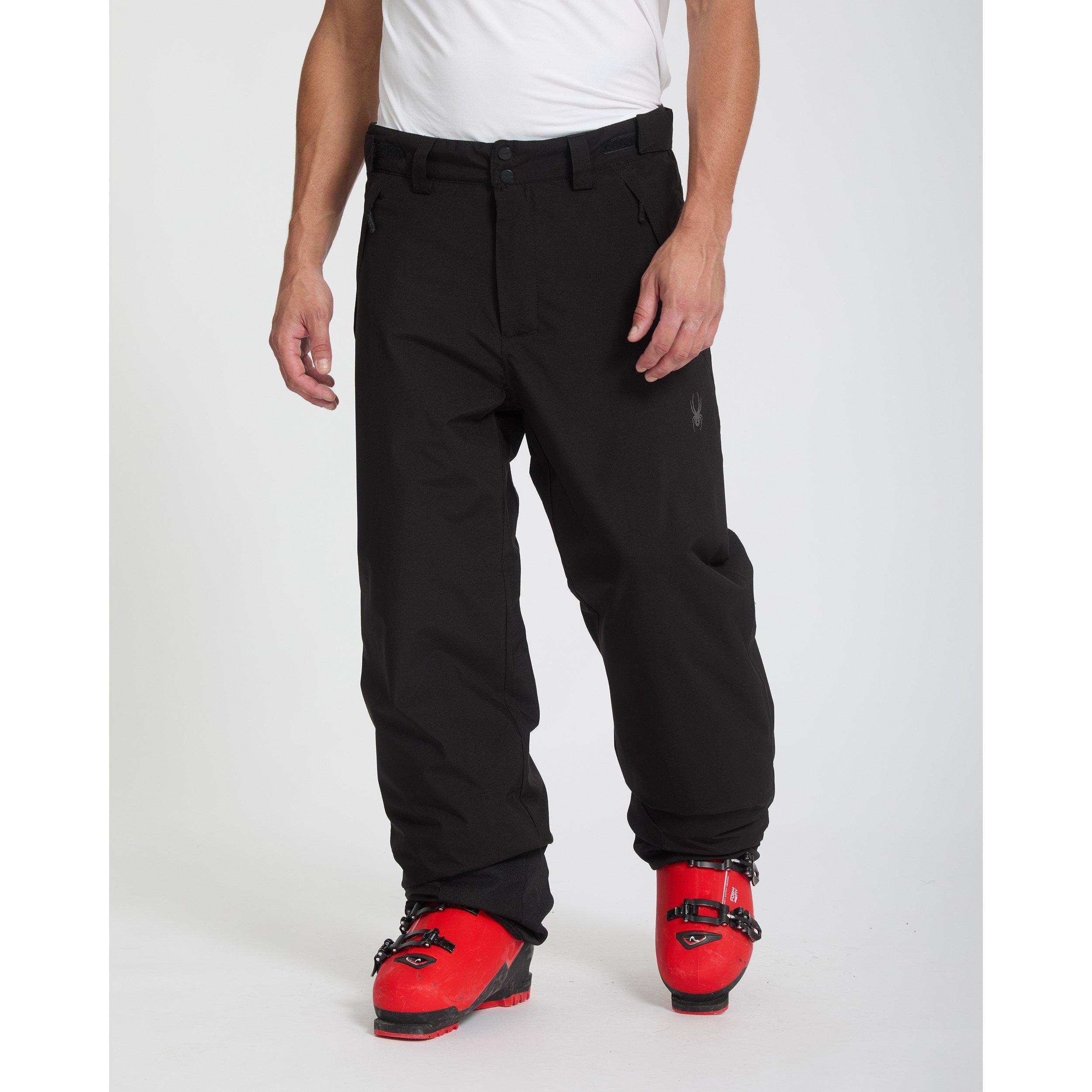 Black - Spyder - Men's Black Ski Trousers - 1
