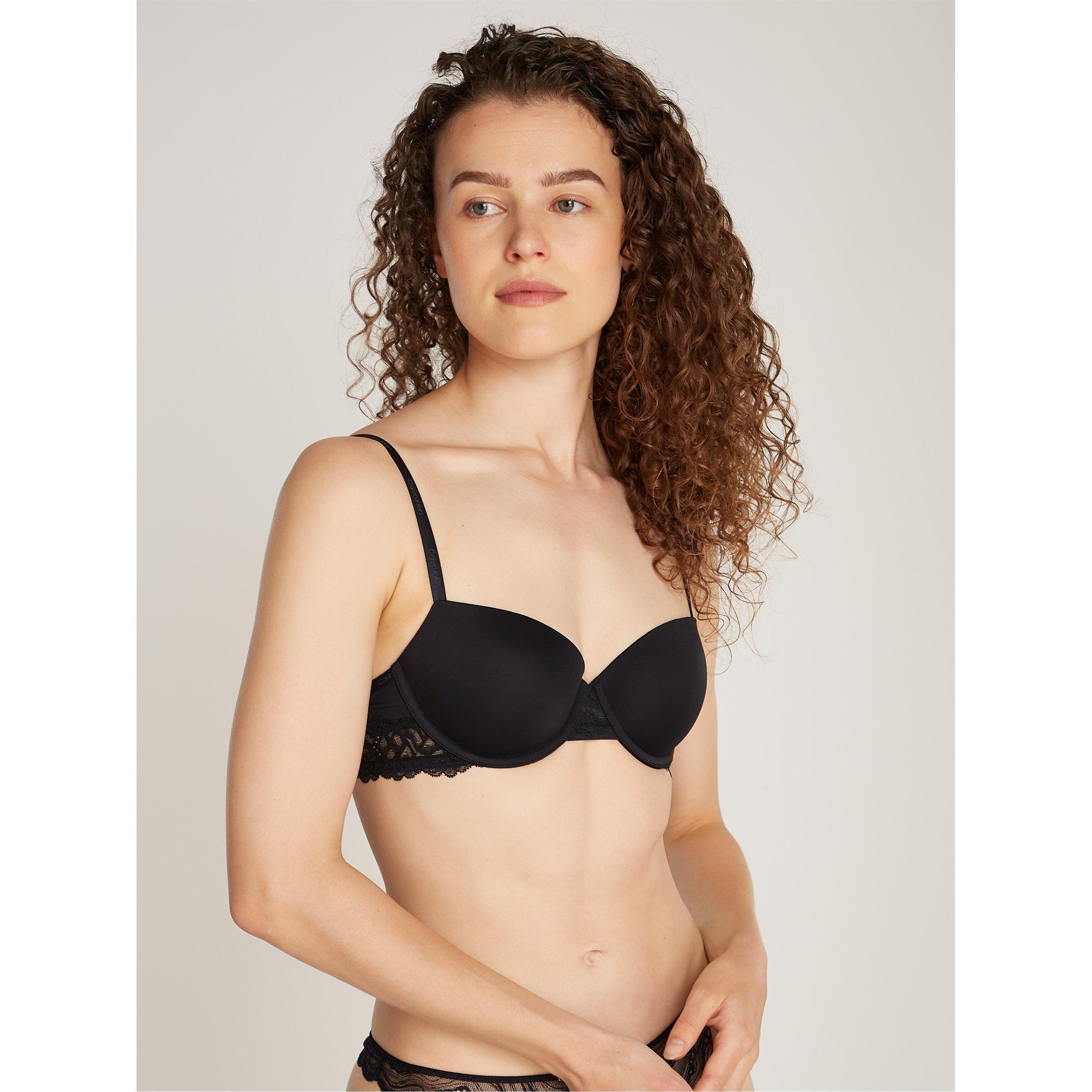 Calvin Klein Women's Balconette Bra - Black - 34C