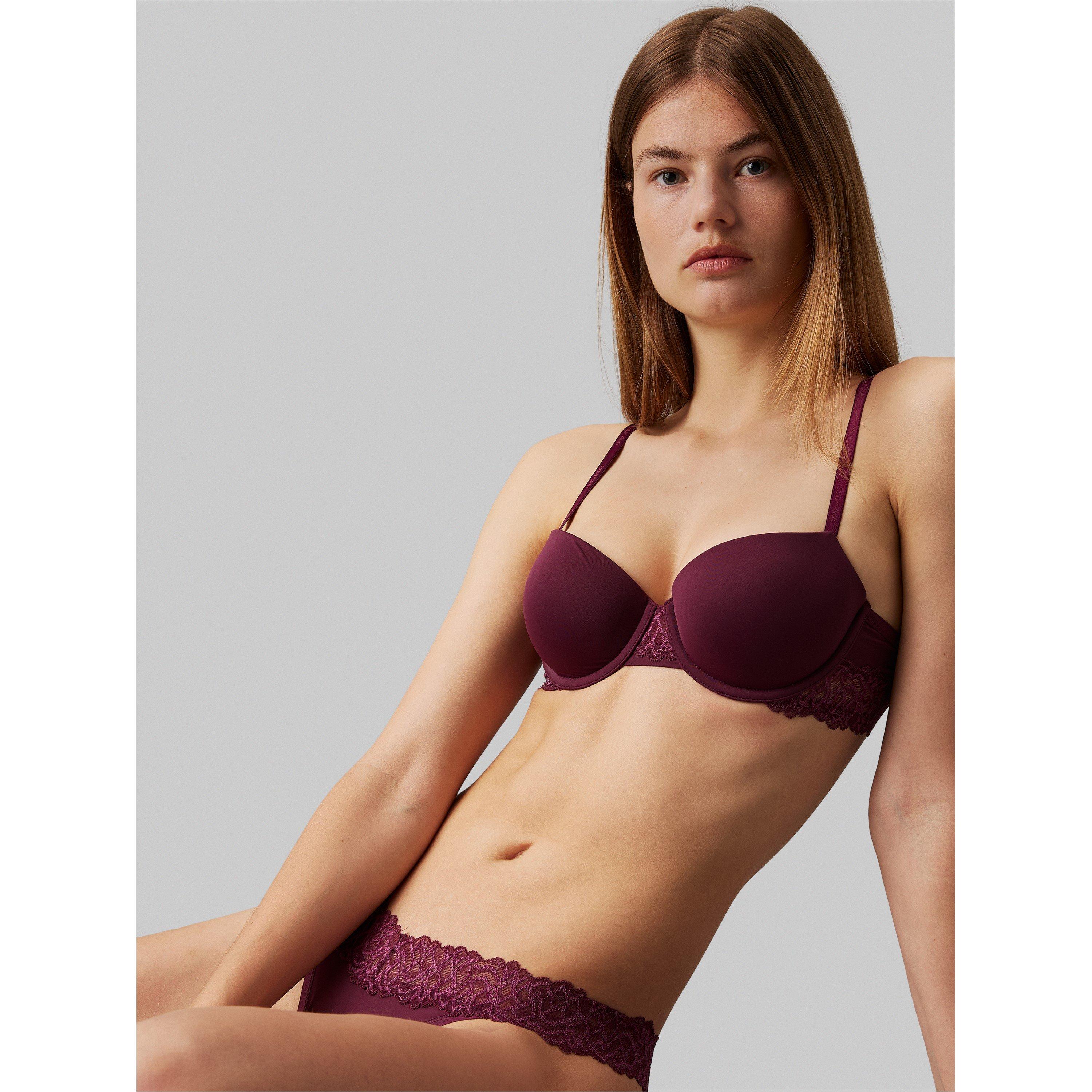 Vino malva - Calvin Klein - Balconette bra - 4