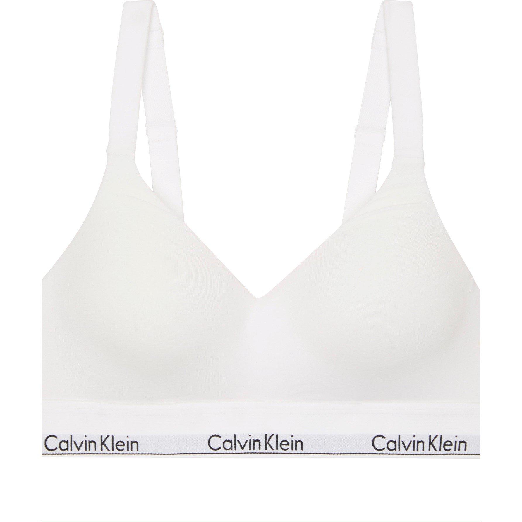 Calvin Klein Women's Bralette - White - 8 (XS)