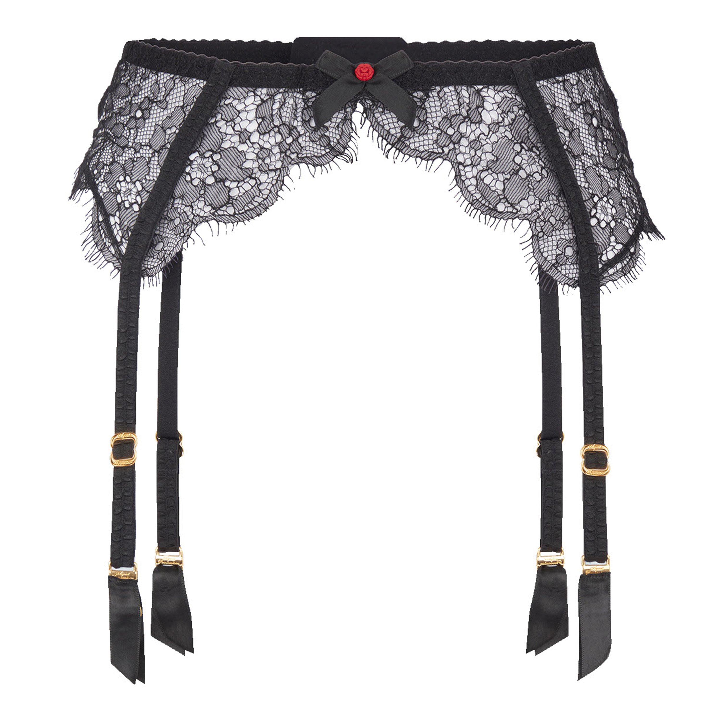 Black - Agent Provocateur - Lorna Lace Suspender - 4