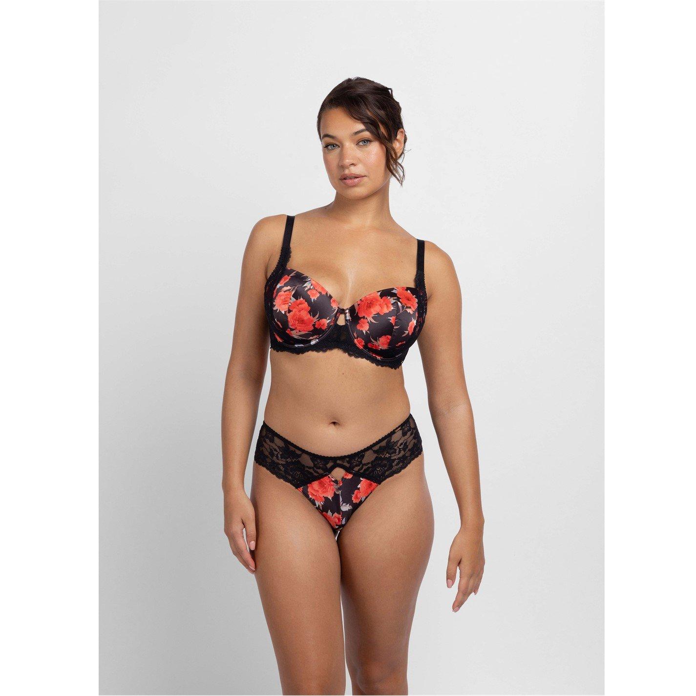 Floral Red - Dorina - Anahi Floral Hipster Classic Briefs - 2