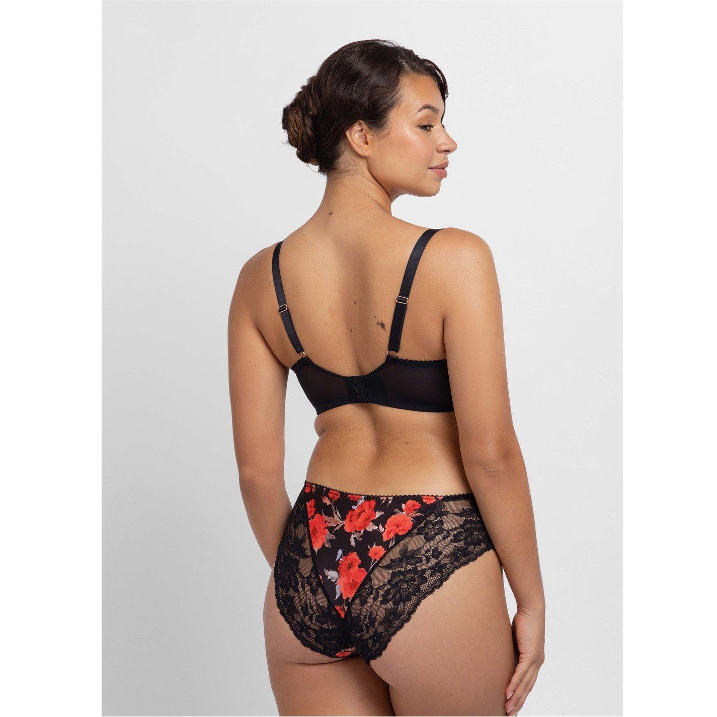 Floral Red - Dorina - Anahi Floral Hipster Classic Briefs - 3