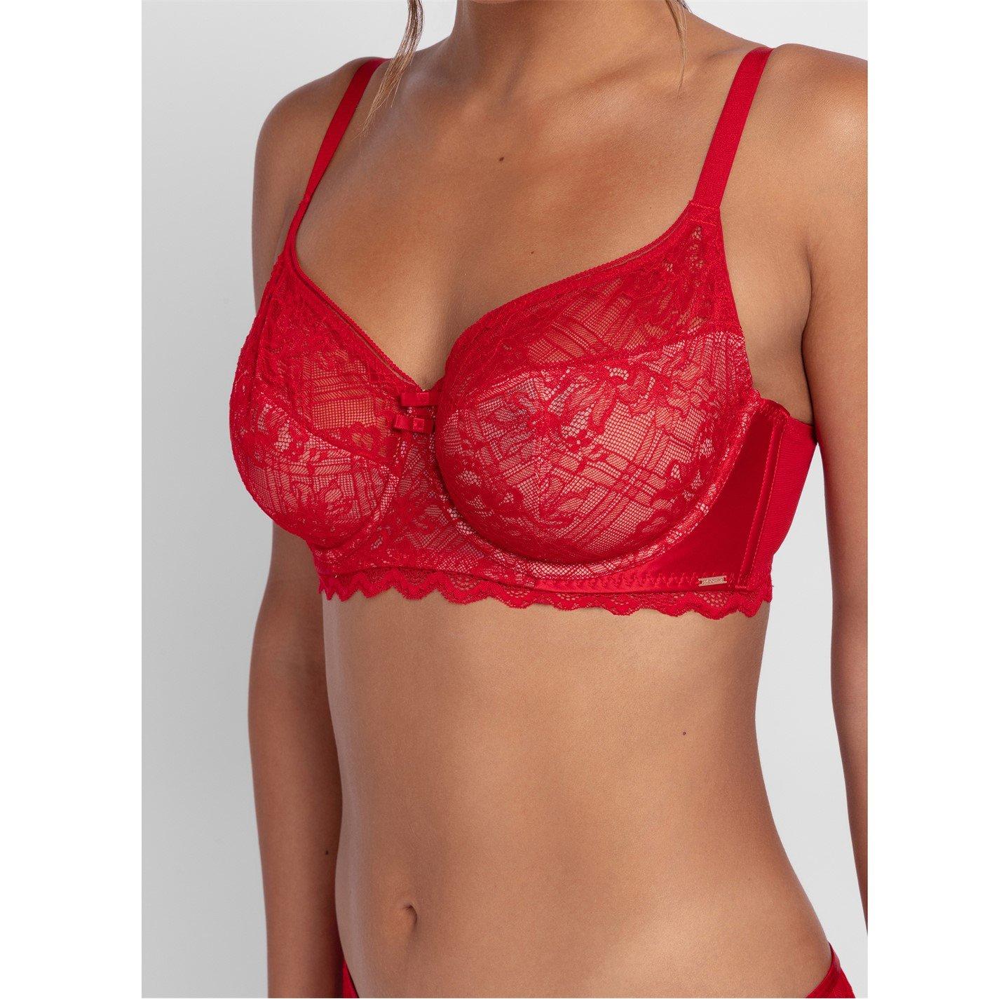 Red - Dorina - Hasina Non-Padded Bra - 4