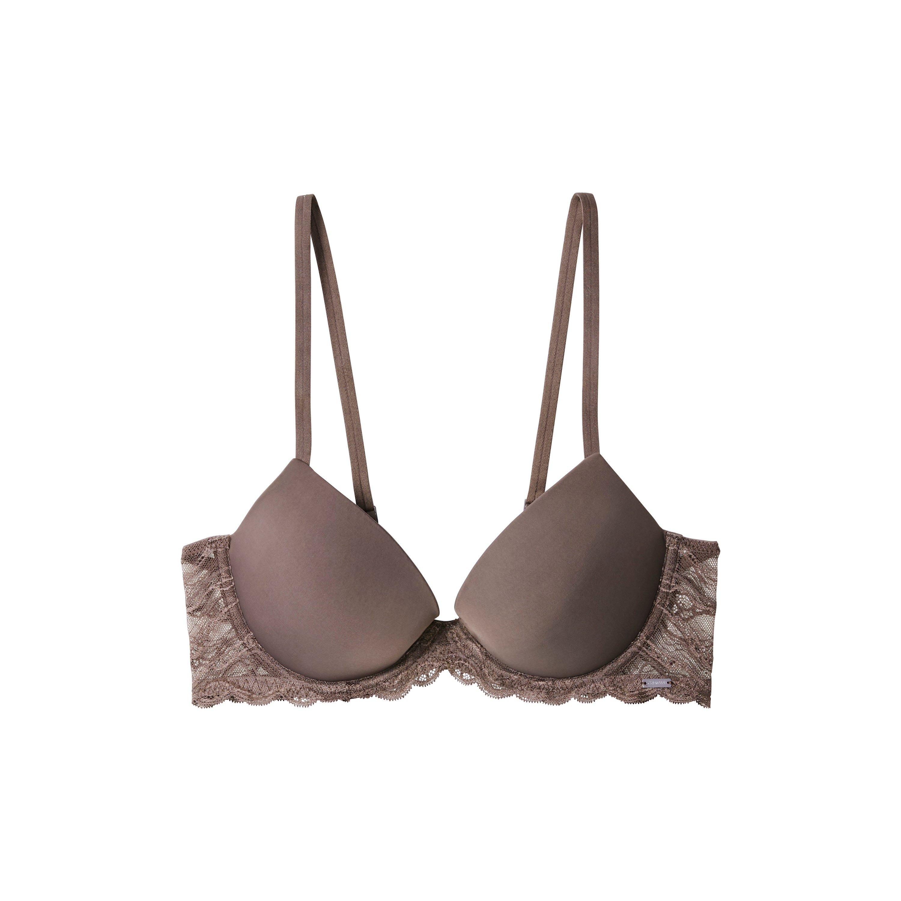 Brun botanique - Calvin Klein - Women's Full Cup Bra