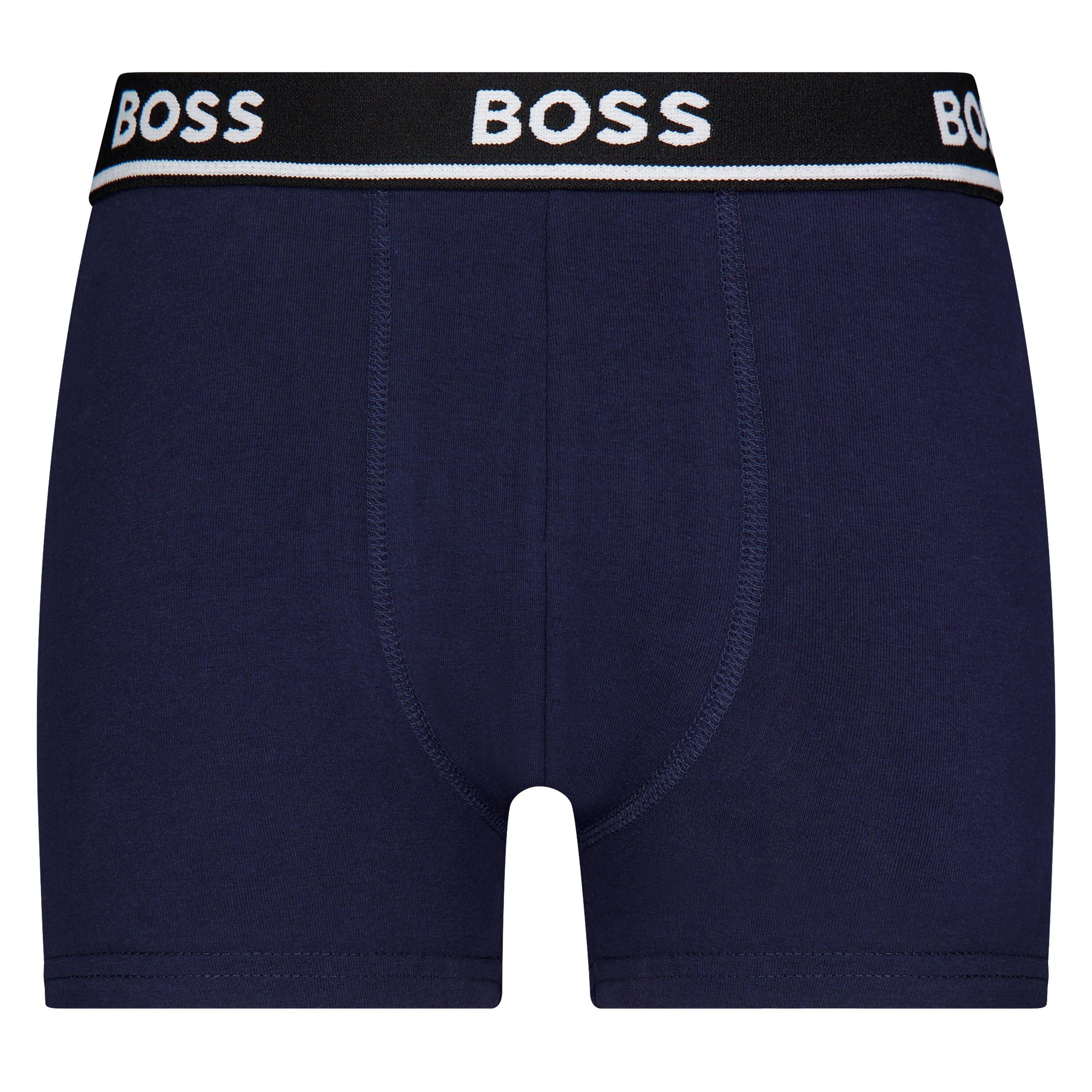 Navy 849 - Boss - Kids' 2-Pack Logo Boxers - 2