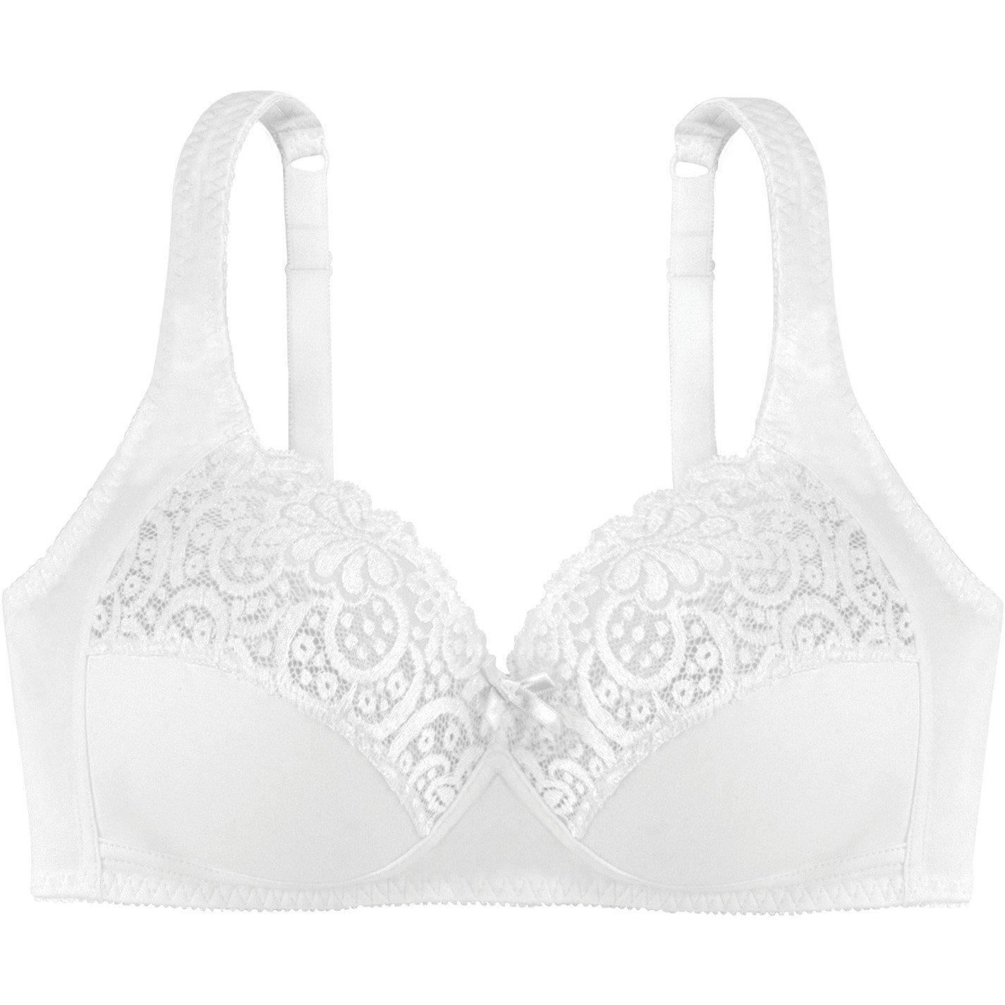 Dorina Women's Georgina Cotton Wireless Bra - White - 34C