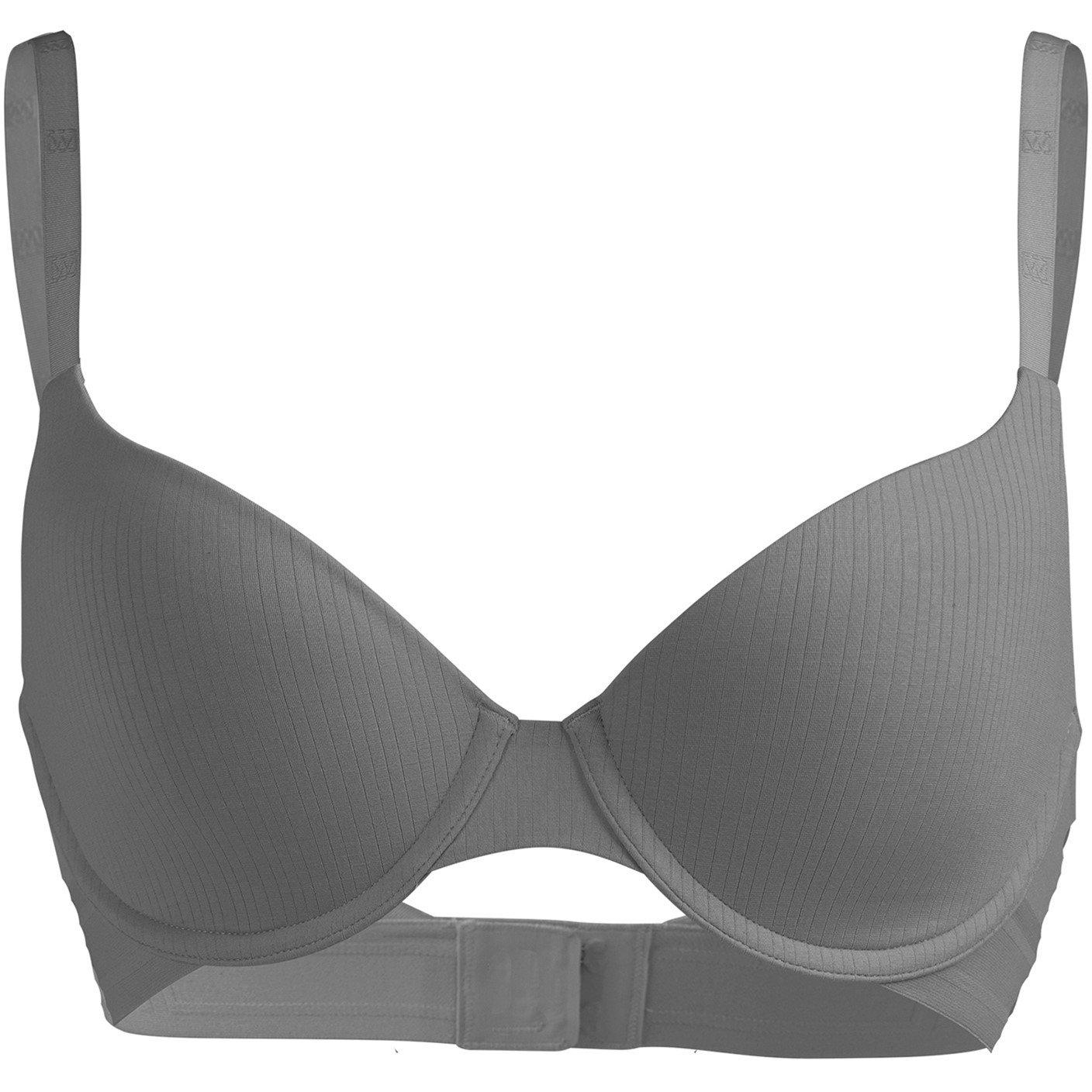 Wolford Women's Beauty Cotton Full Cup Bra - Smoke - 34A