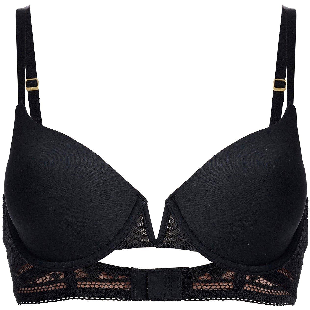 Black - Wolford - LIGHTLY LINED DEMI BRA - 1