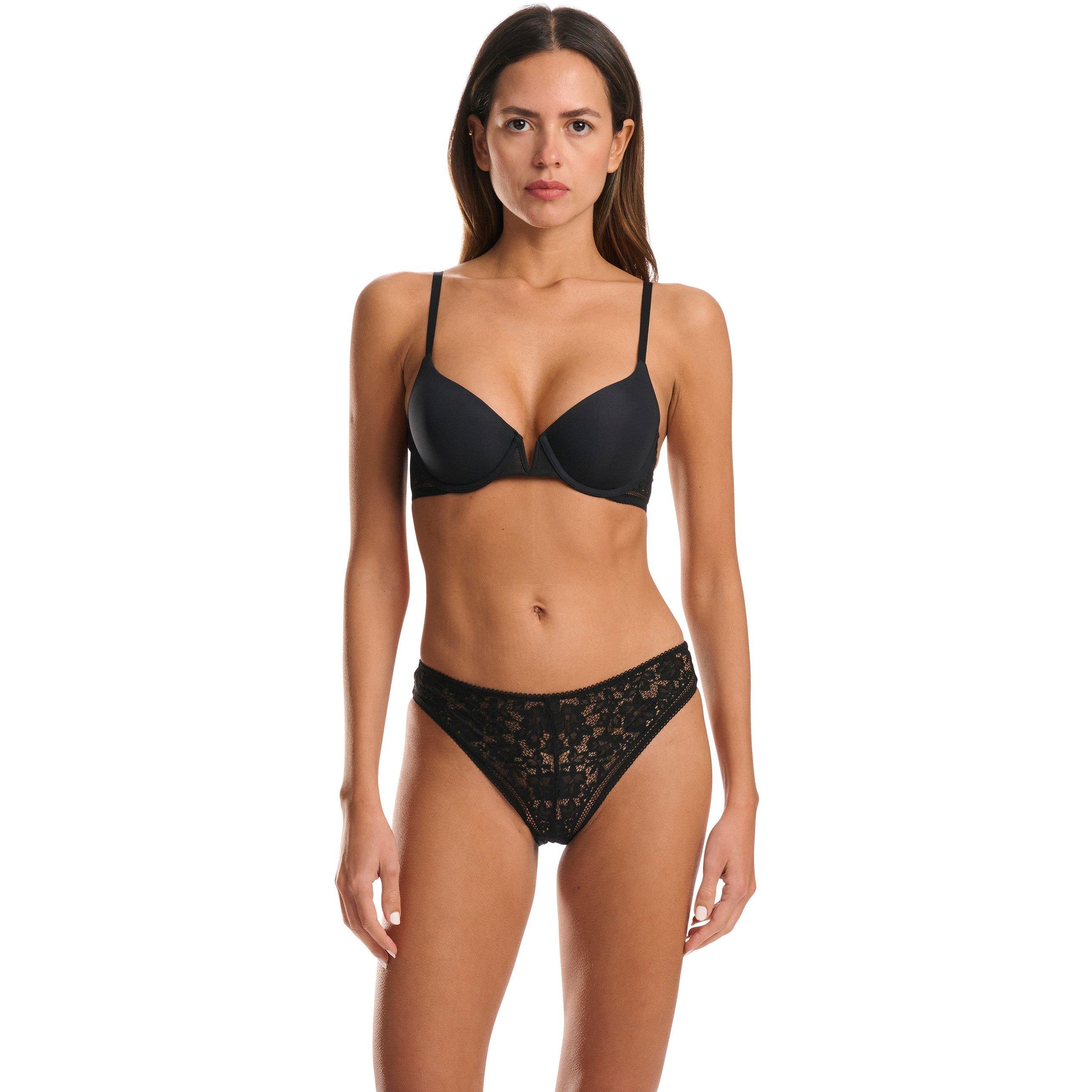 Black - Wolford - LIGHTLY LINED DEMI BRA - 2