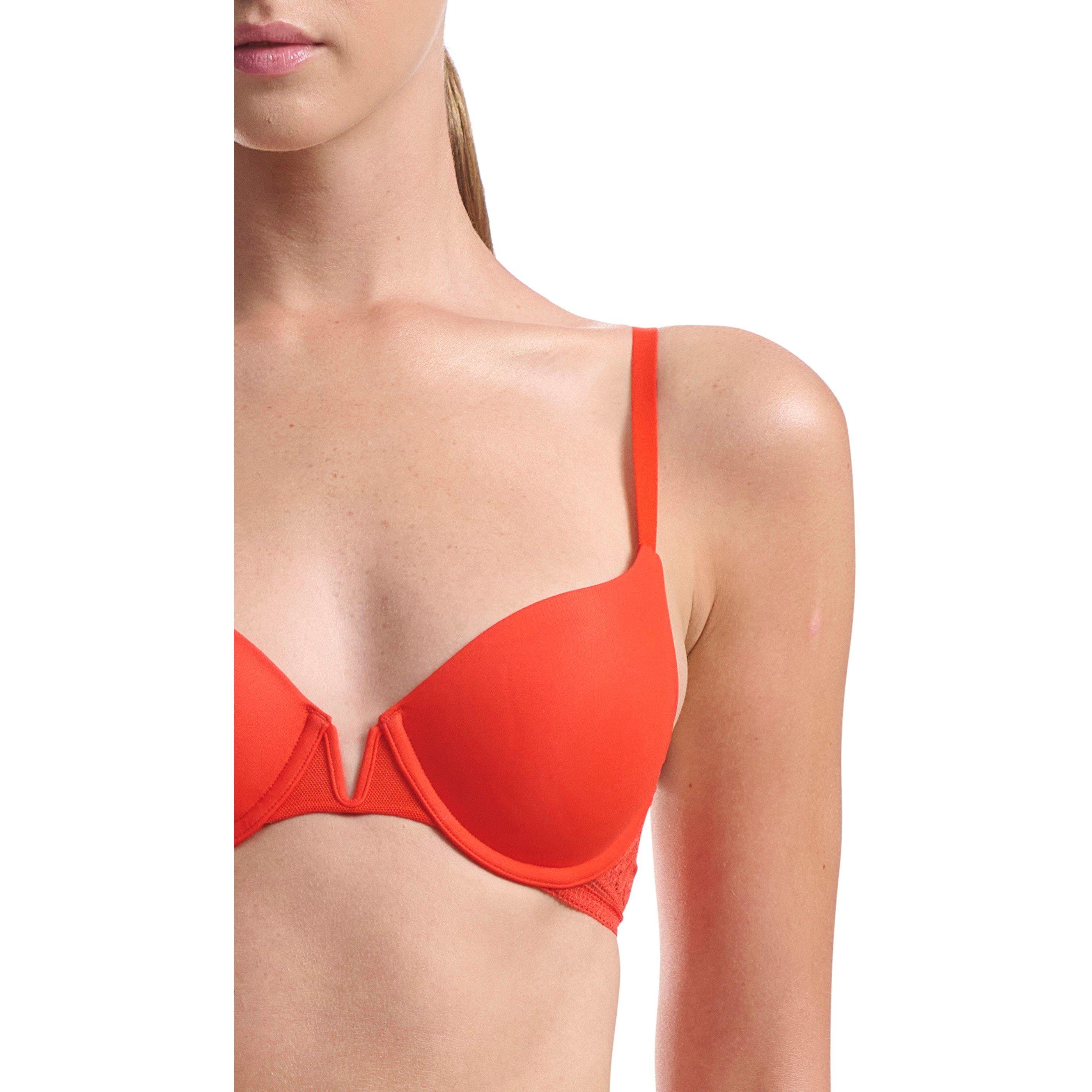 Red - Wolford - LIGHTLY LINED DEMI BRA - 2