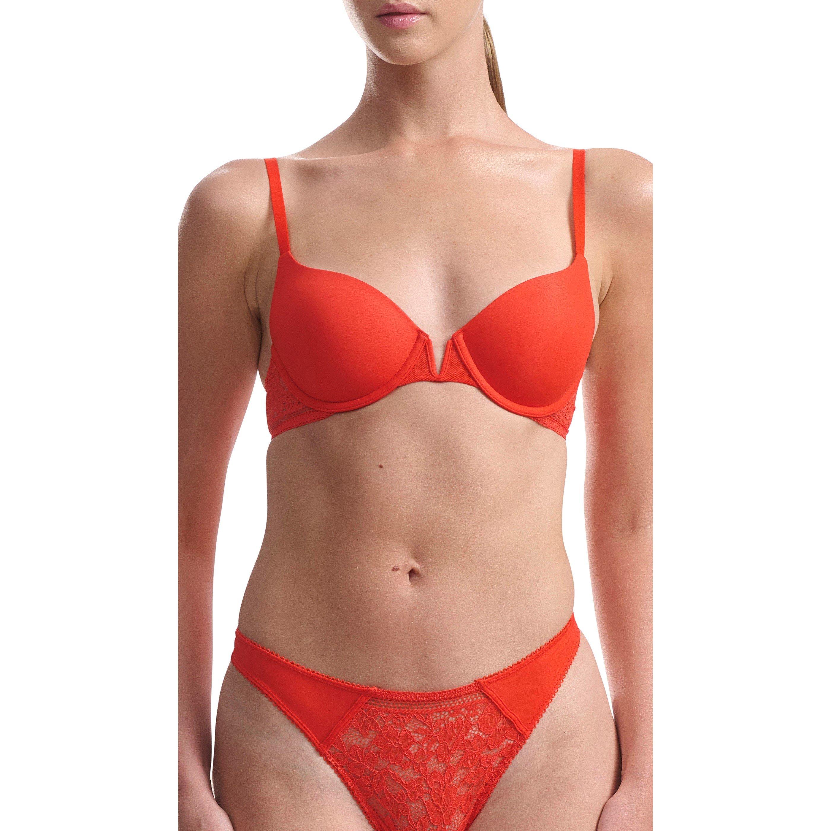 Red - Wolford - LIGHTLY LINED DEMI BRA - 3