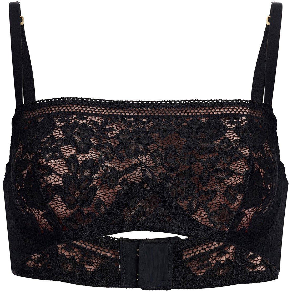 Black - Wolford - Straight Laced Balconnet Bra - 1