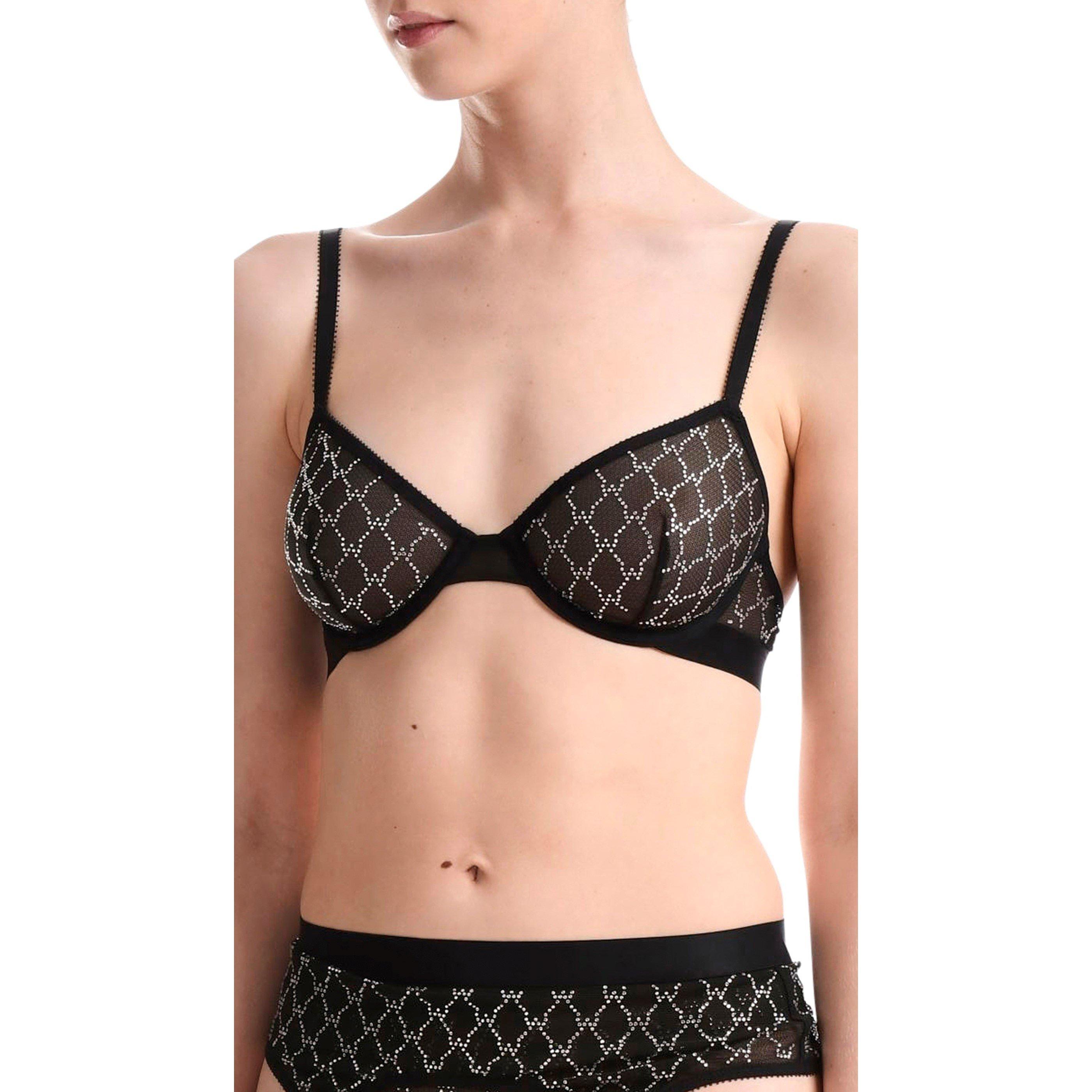 Black - Wolford - Scoop Bralette - 4