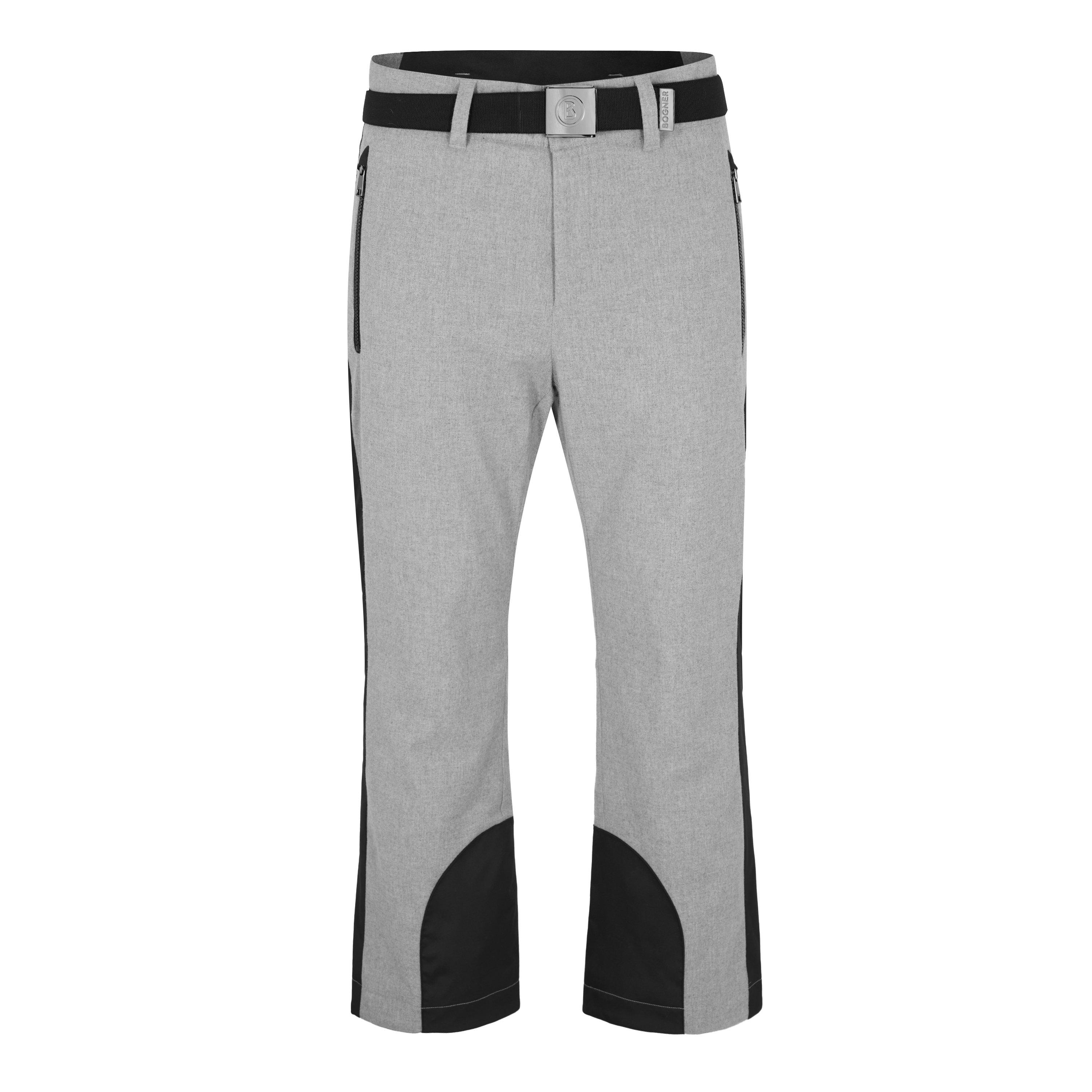 Bogner Mens Wido Ski Trousers - Light Grey Mel - Medium