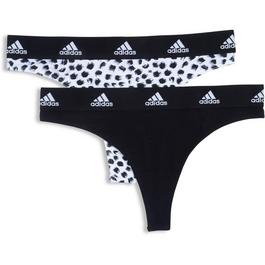 adidas Active Comfort Cotton Thong 2-Pack