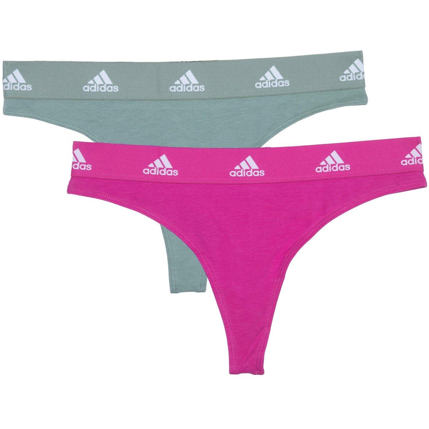  Assorted - adidas - Active Comfort Cotton Thong 2-Pack - 1