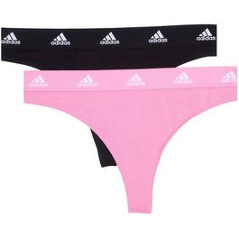 adidas Active Comfort Cotton Thong 2-Pack