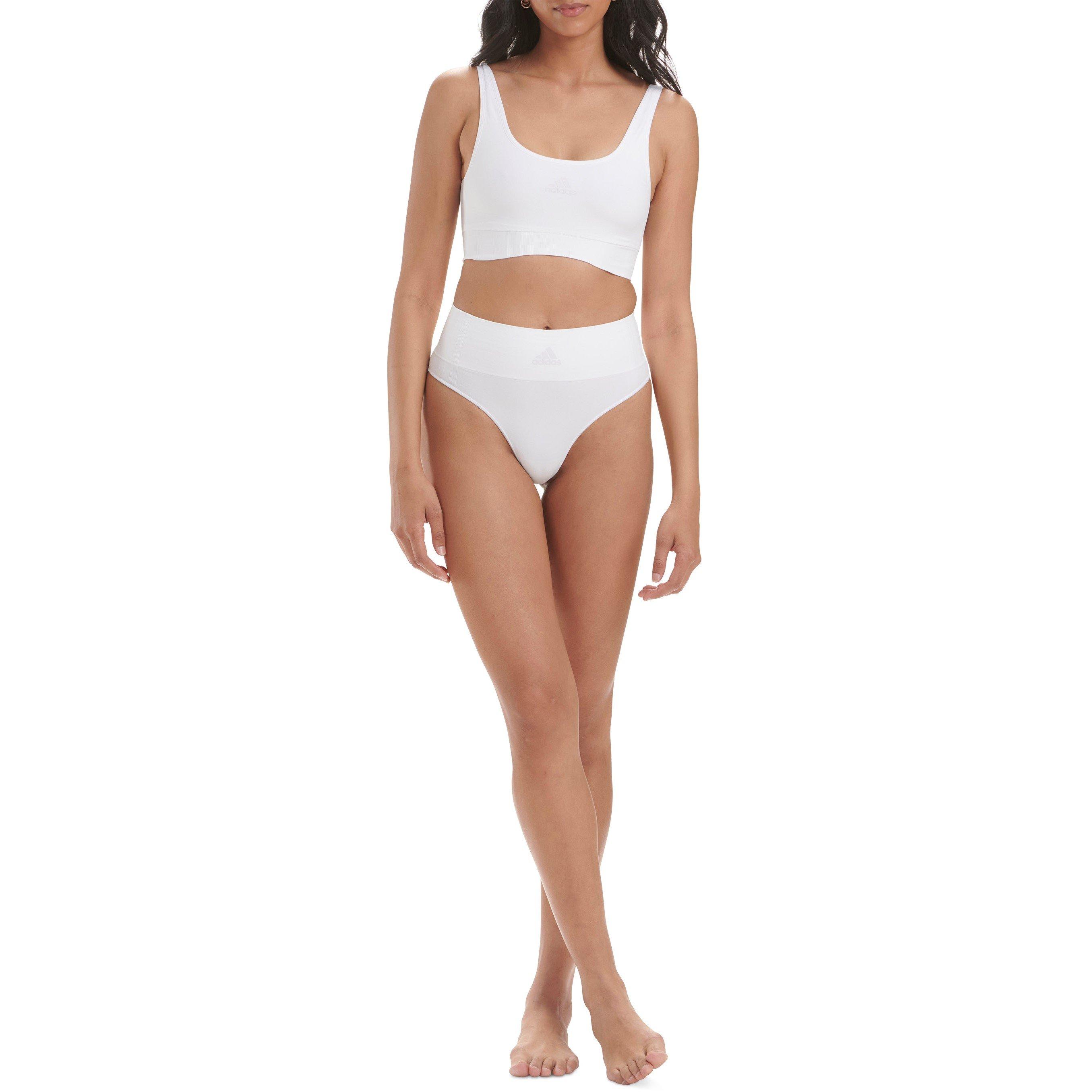 White - adidas - Active Seamless Micro Stretch Thong - 2