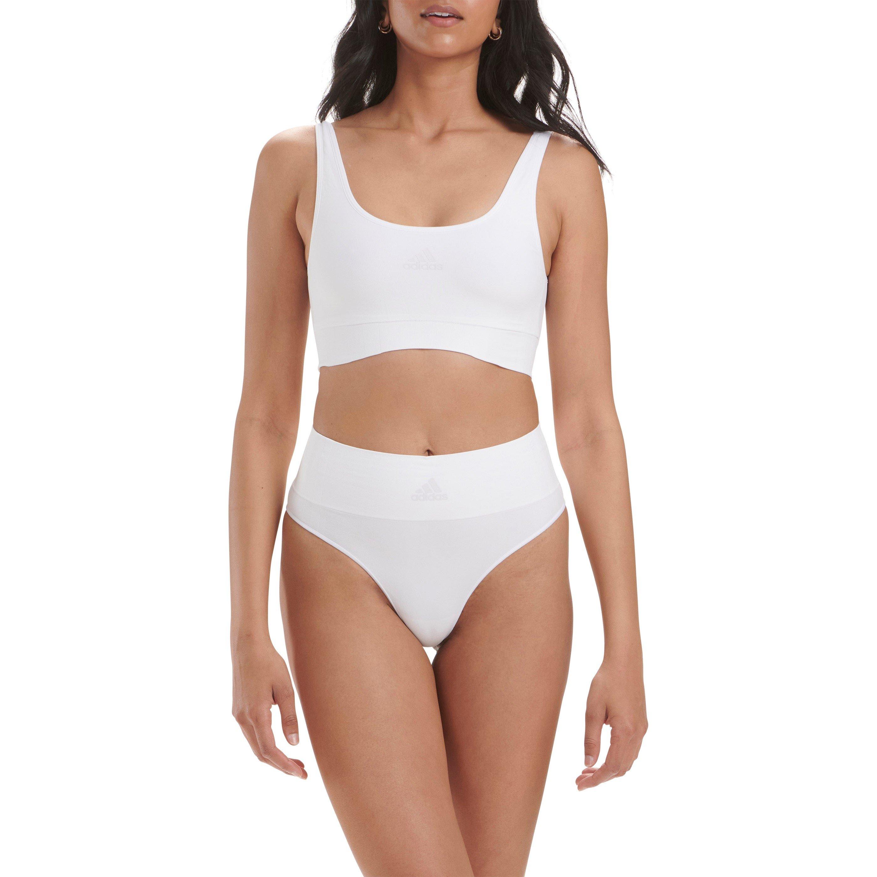 White - adidas - Active Seamless Micro Stretch Thong - 6