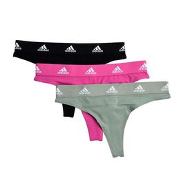 adidas 3 Pack Active Comfort Cotton Thong