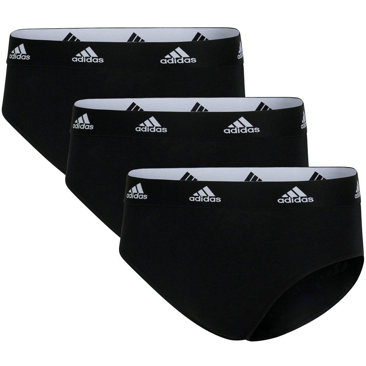 Black - adidas - 3-Pack Active Comfort Cotton Brief - 1