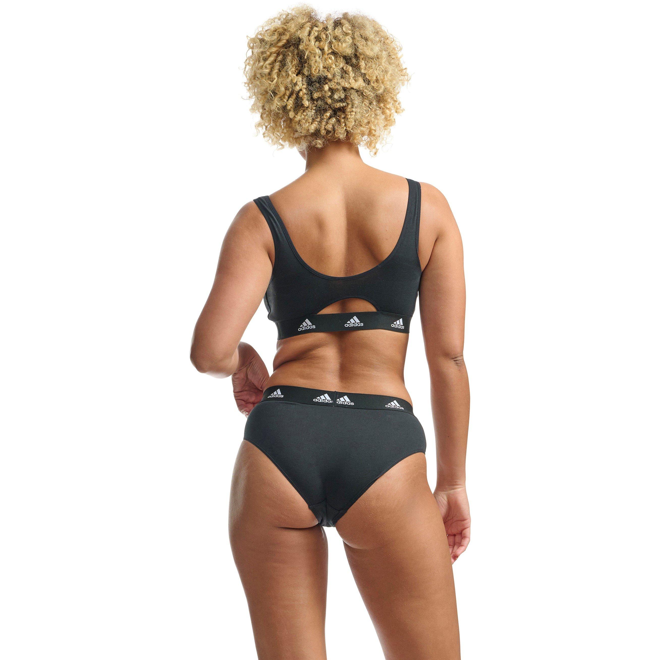 Zwart - adidas - 3-Pack Active Comfort Cotton Brief - 6