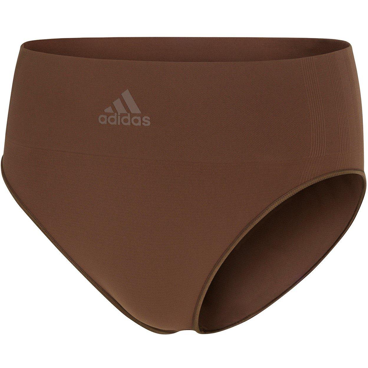 Adidas Women's Active Seamless Micro Stretch High Leg Brief - Toasted Mocha - 18 (2XL)