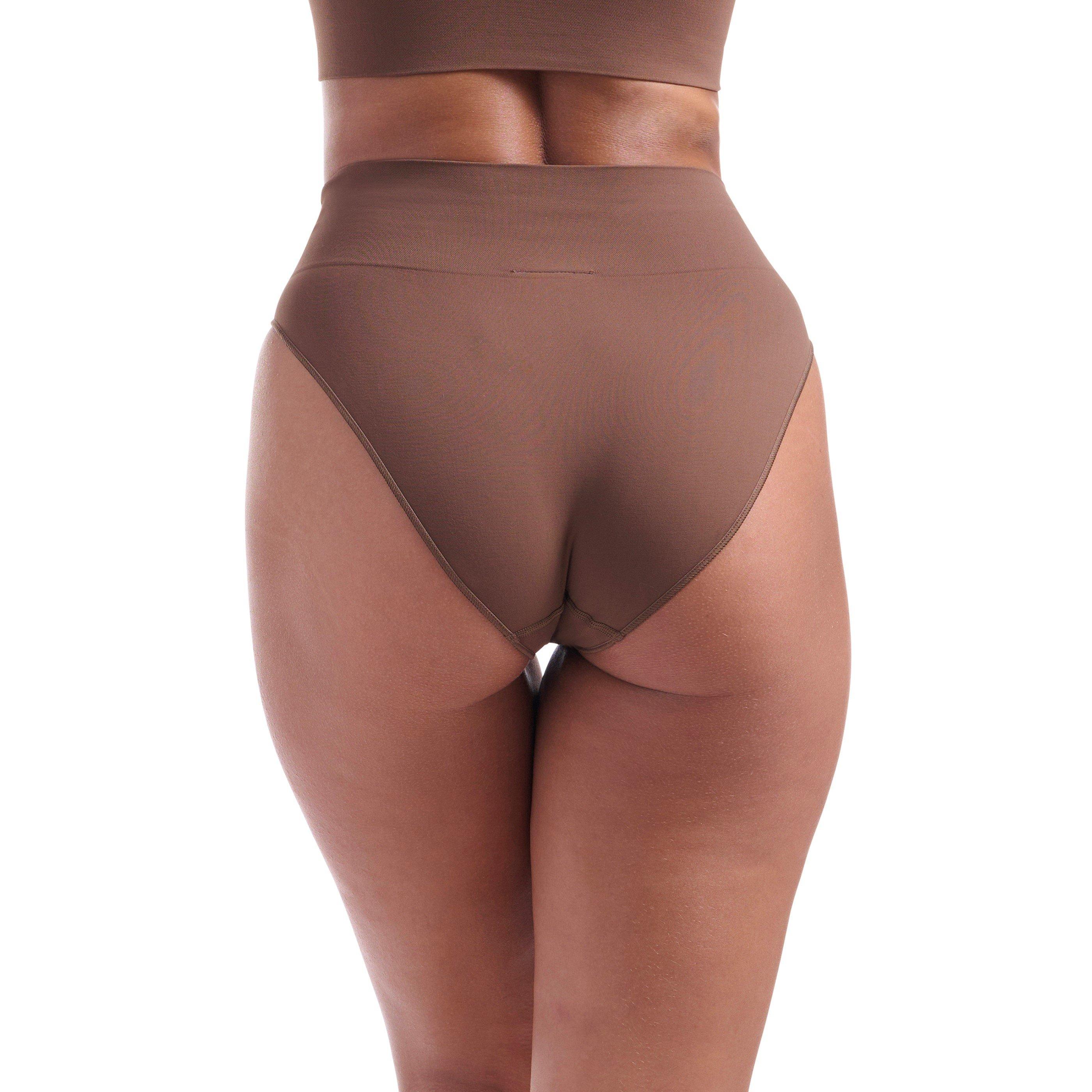 Toasted Mocha - adidas - Active Seamless Micro Stretch High Leg Brief - 7