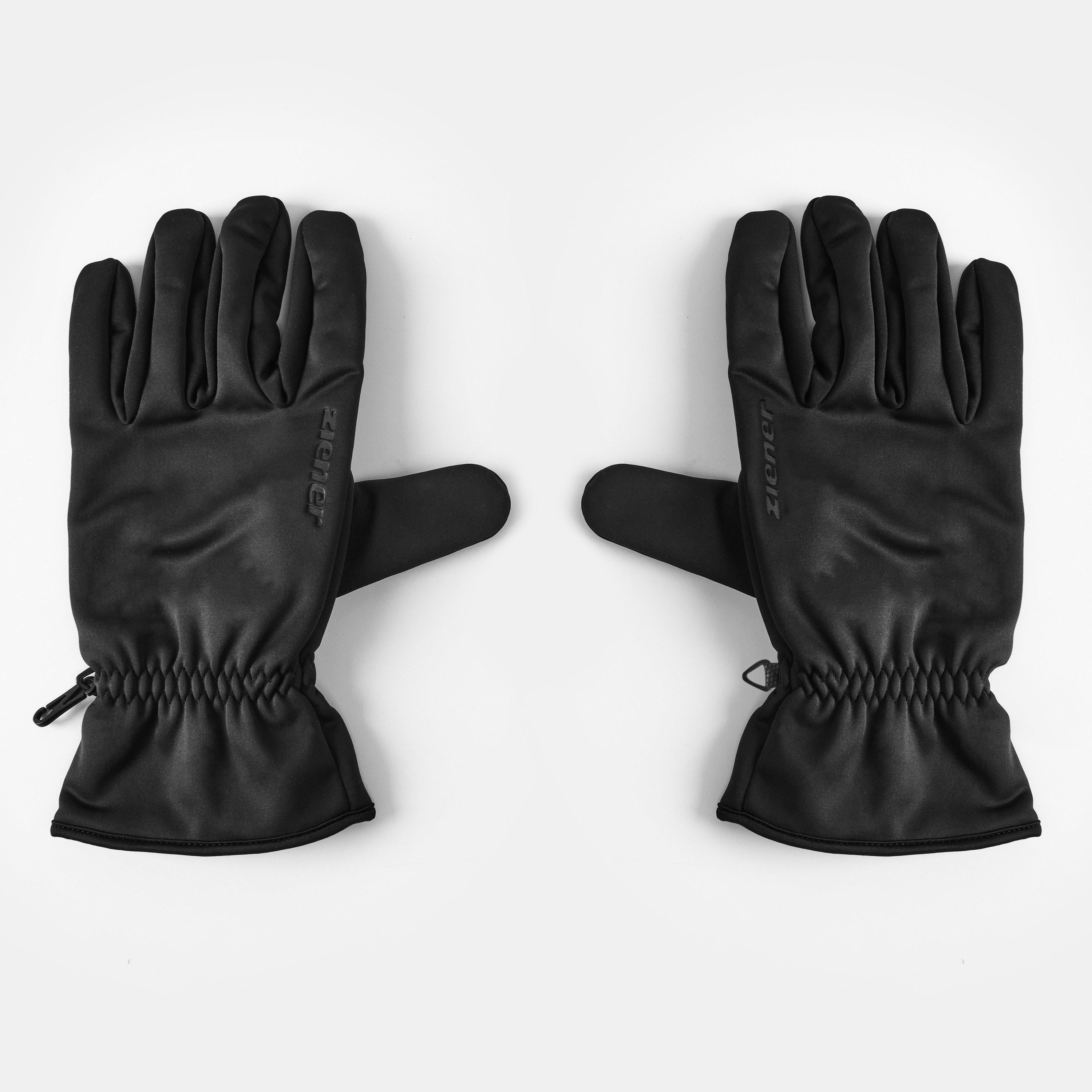 Black - Ziener - Men's Infinium Walking Gloves - 1