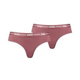 Puma Logo Brazilian Briefs 2 Pack Womens