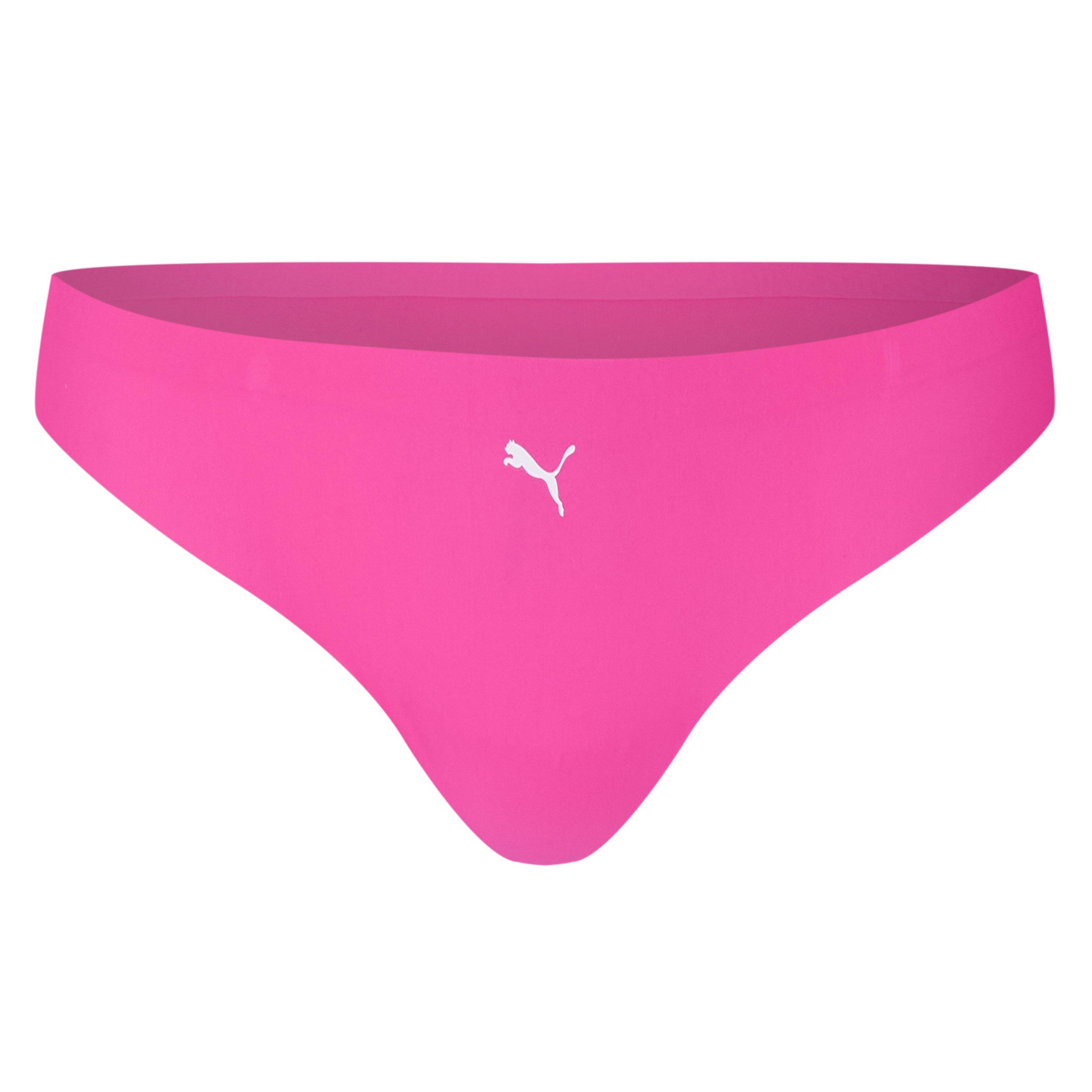 Neon Pink - Puma - Logo Pack Thong - 2