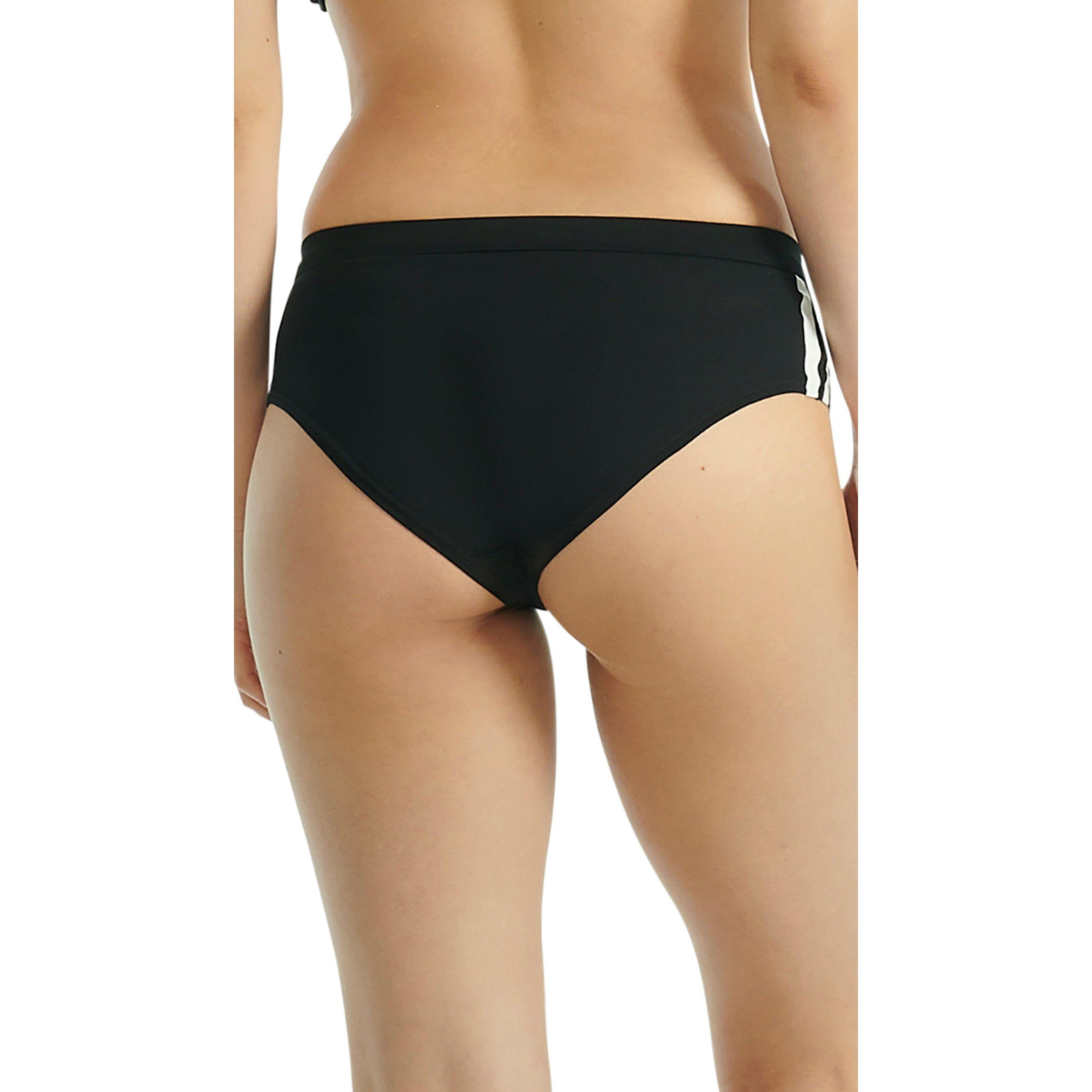 Noir - adidas - Active Essentials Cotton 3 Stripes Hipster - 3