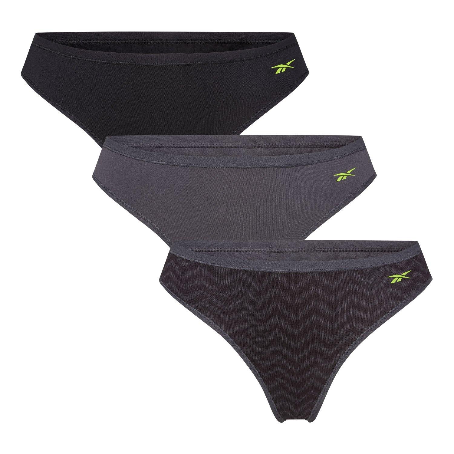 Blk Mix - Reebok - Reebok Womens 3 pack Thong Agatha - 1