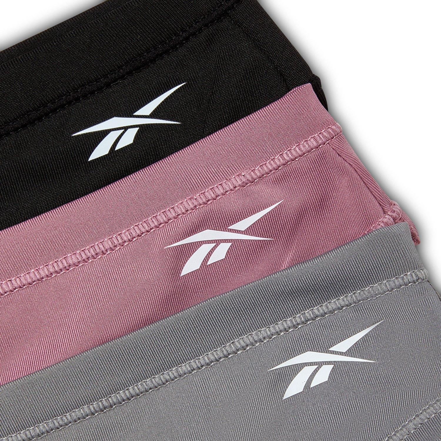 Crna/Gry/Berry - Reebok - Womens 3 pack Thong Agatha - 8