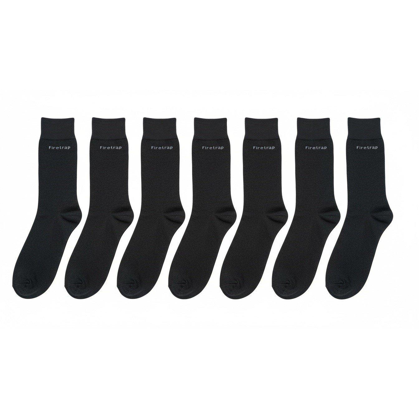 Firetrap Formal Socks 7 Pack Mens | USC
