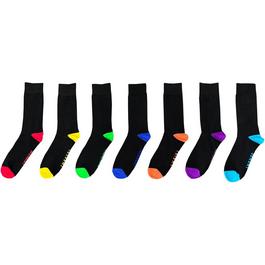 Firetrap Formal Socks 7 Pack Mens