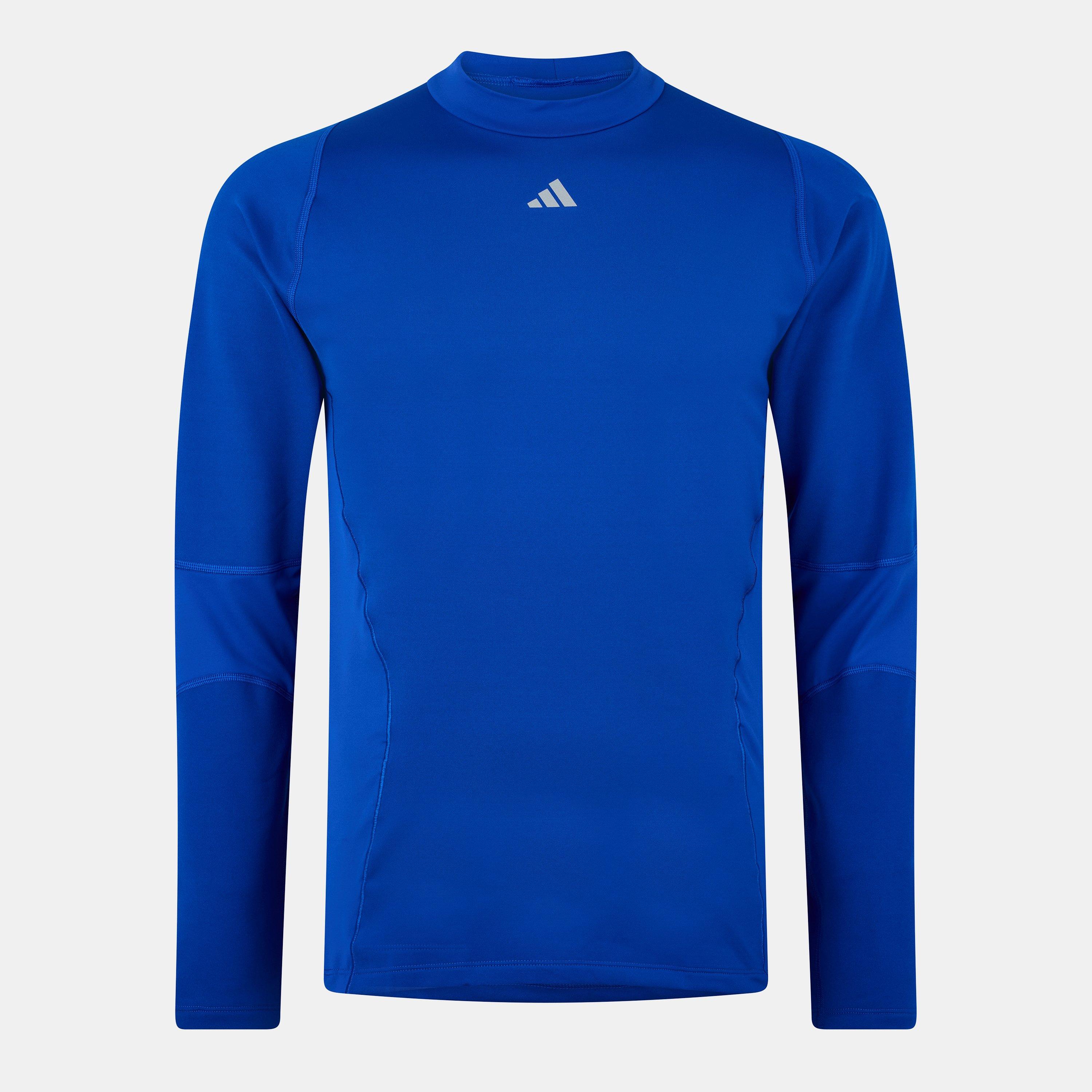 Royal Blue - adidas - Men's Long-Sleeve Baselayer Top - 1