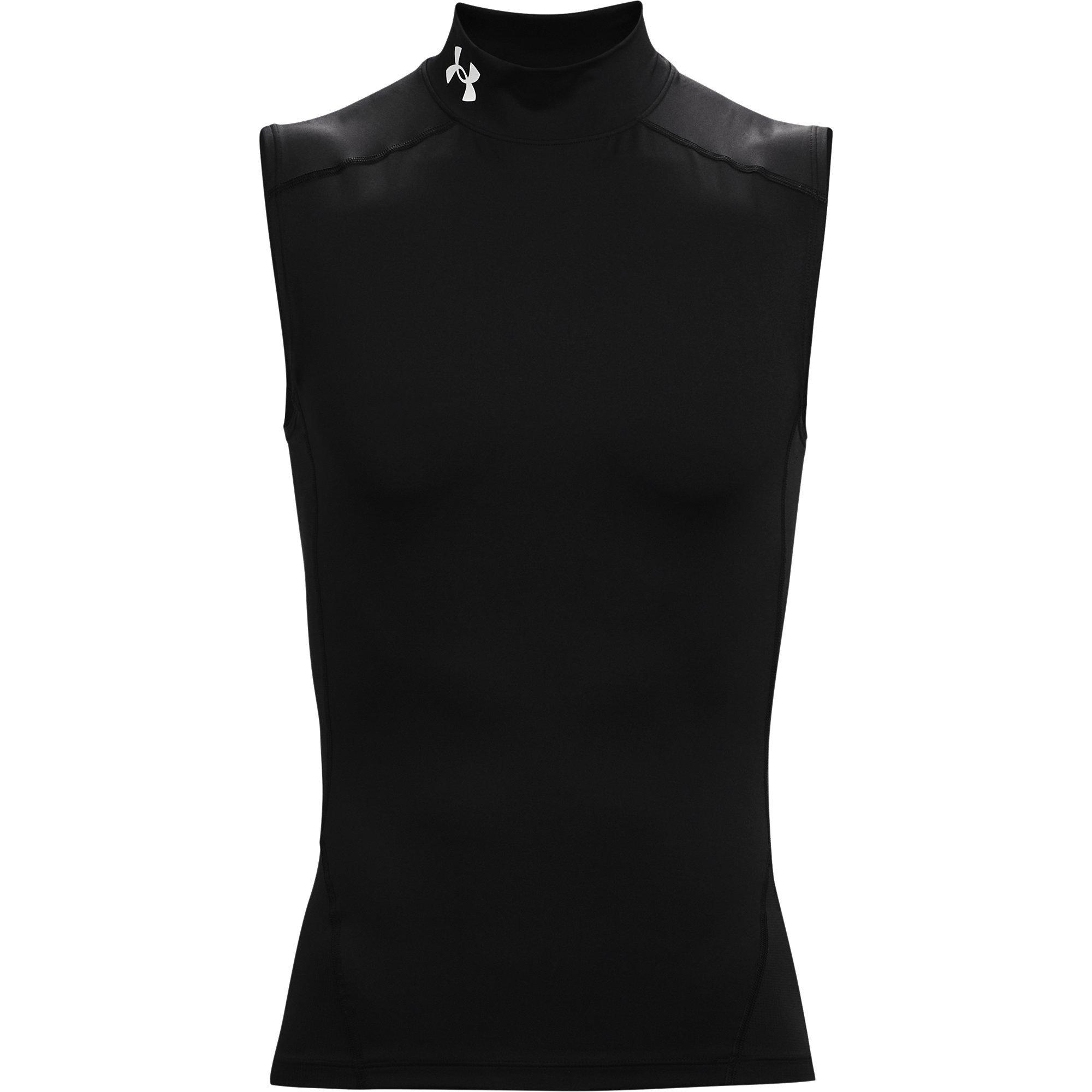 Black/White - Under Armour - Men's Comp Mock Baselayer Top - 1