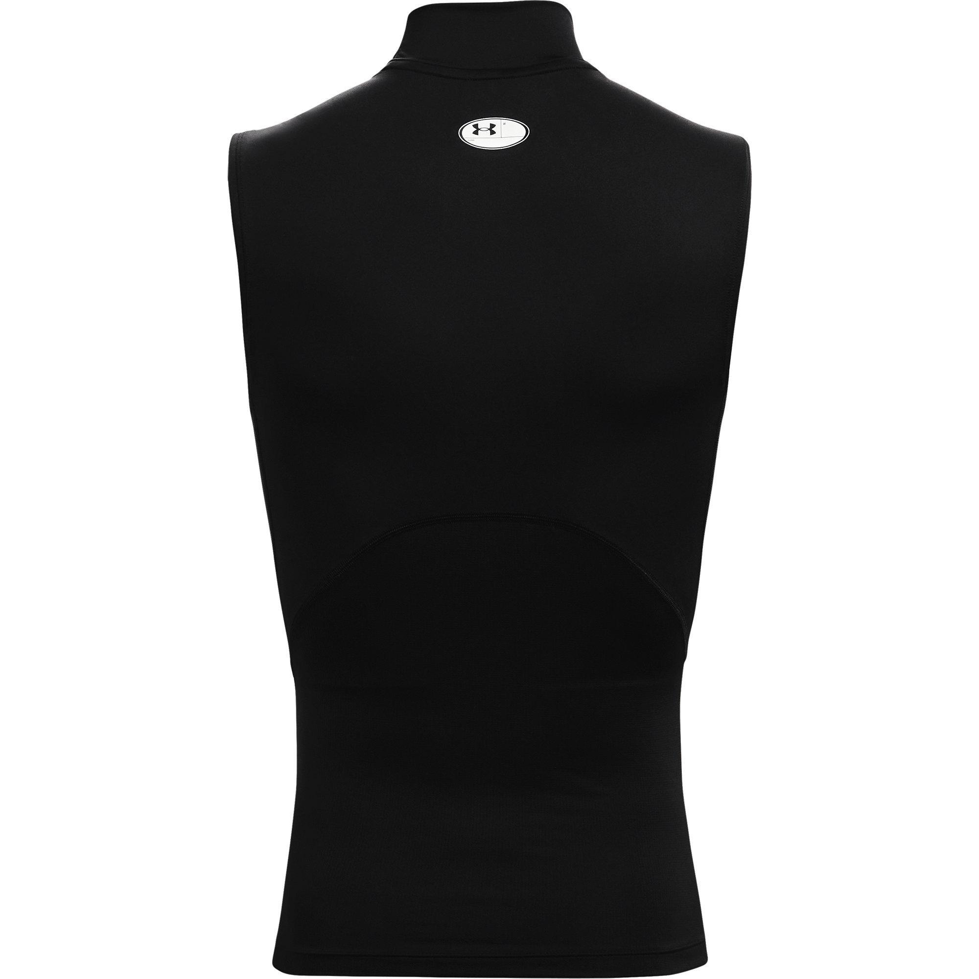 Black/White - Under Armour - Men's Comp Mock Baselayer Top - 2