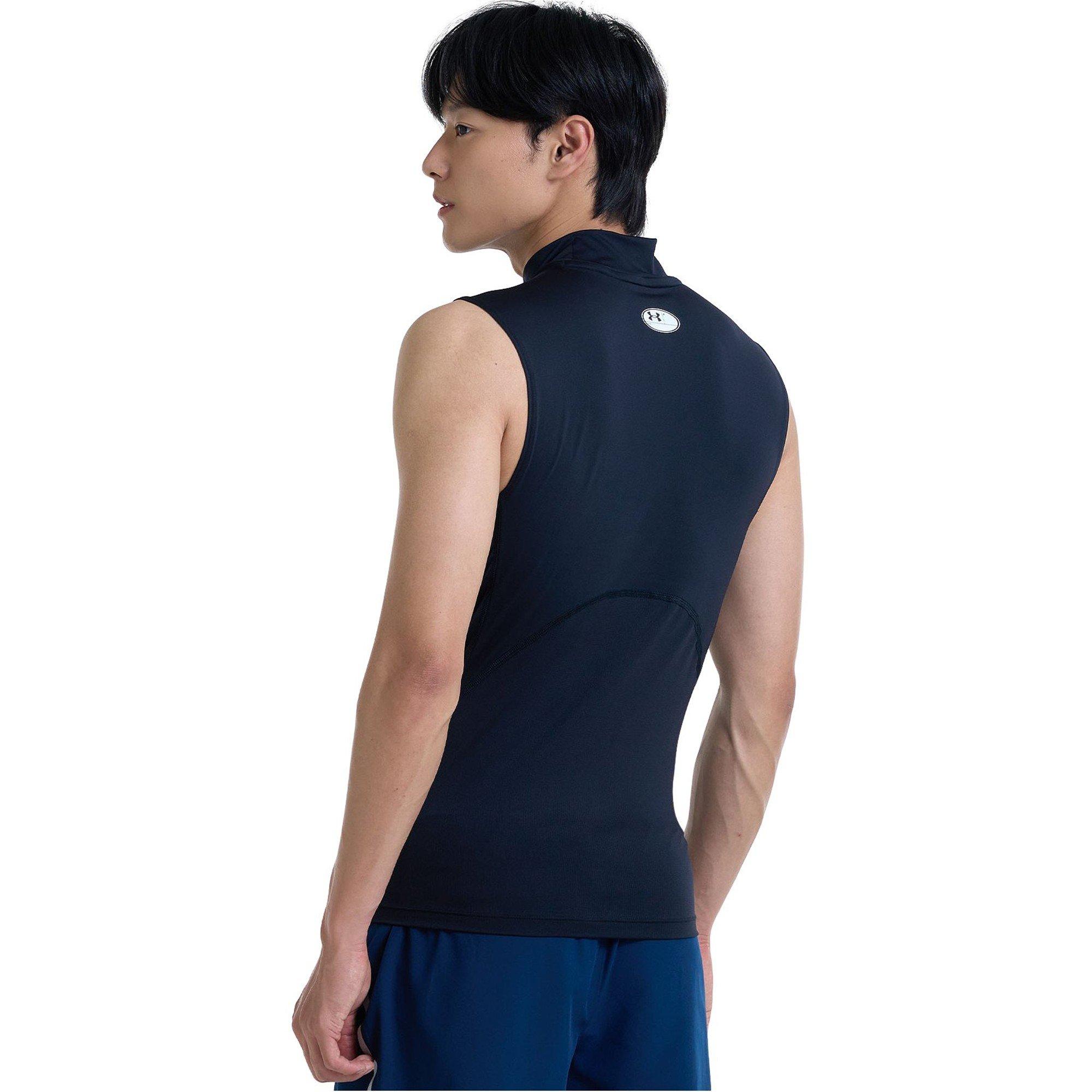 Black/White - Under Armour - Men's Comp Mock Baselayer Top - 6
