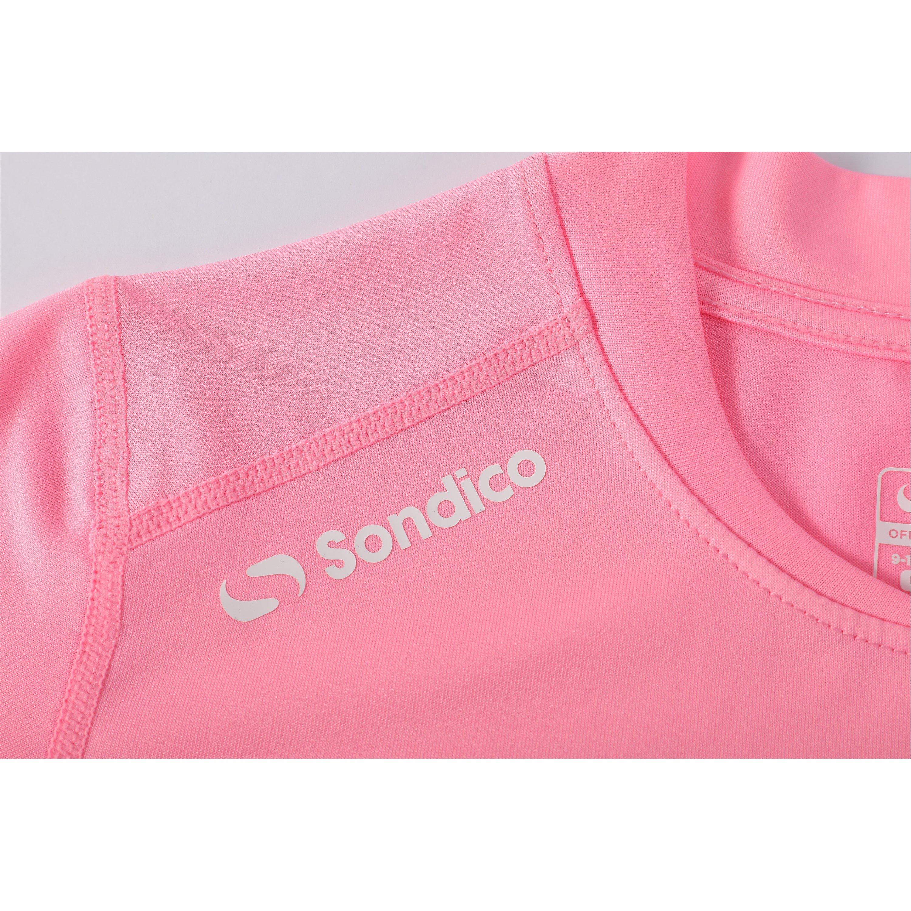 Light Pink - Sondico - Core Baselayer Short Sleeves Junior Girls - 5