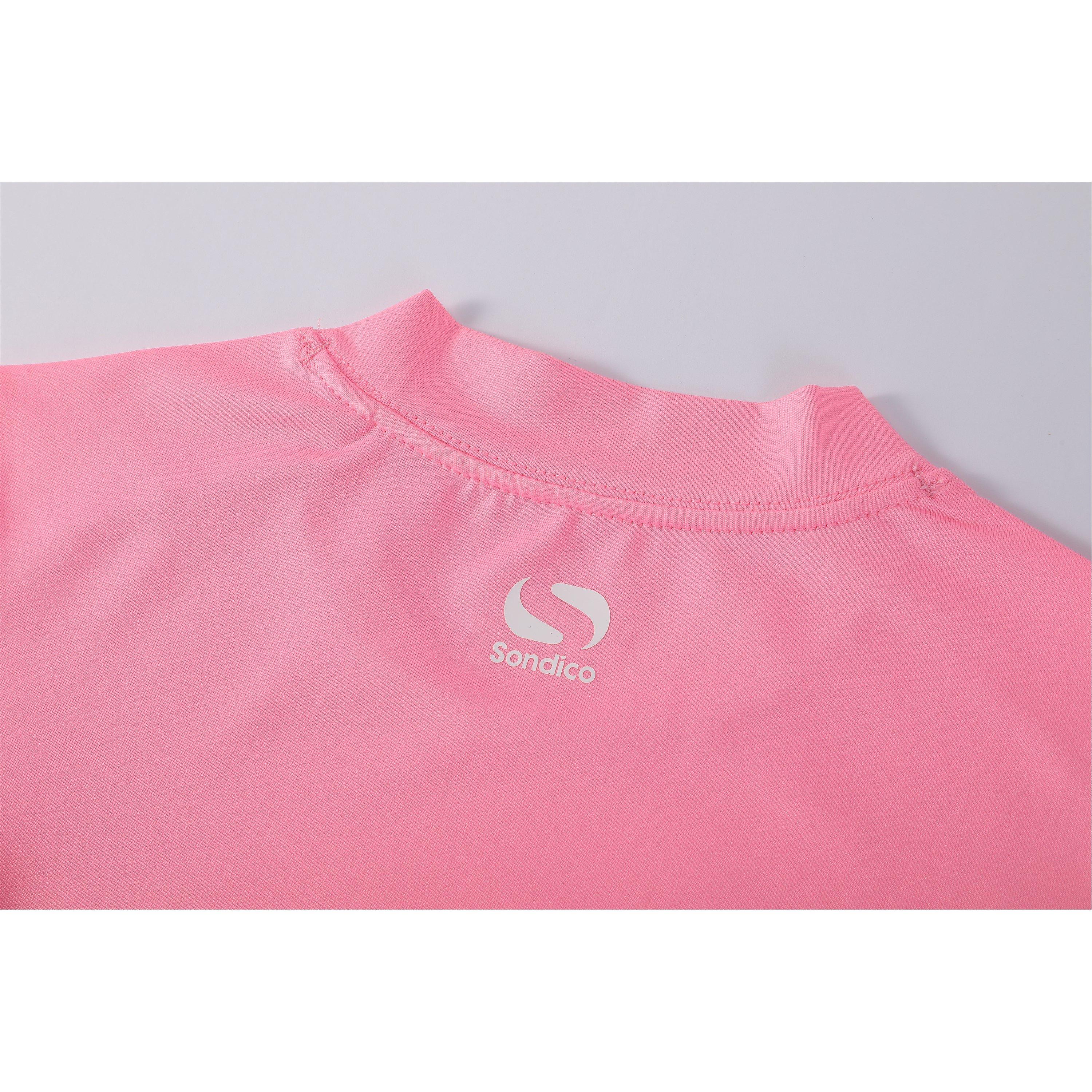 Light Pink - Sondico - Core Baselayer Short Sleeves Junior Girls - 7