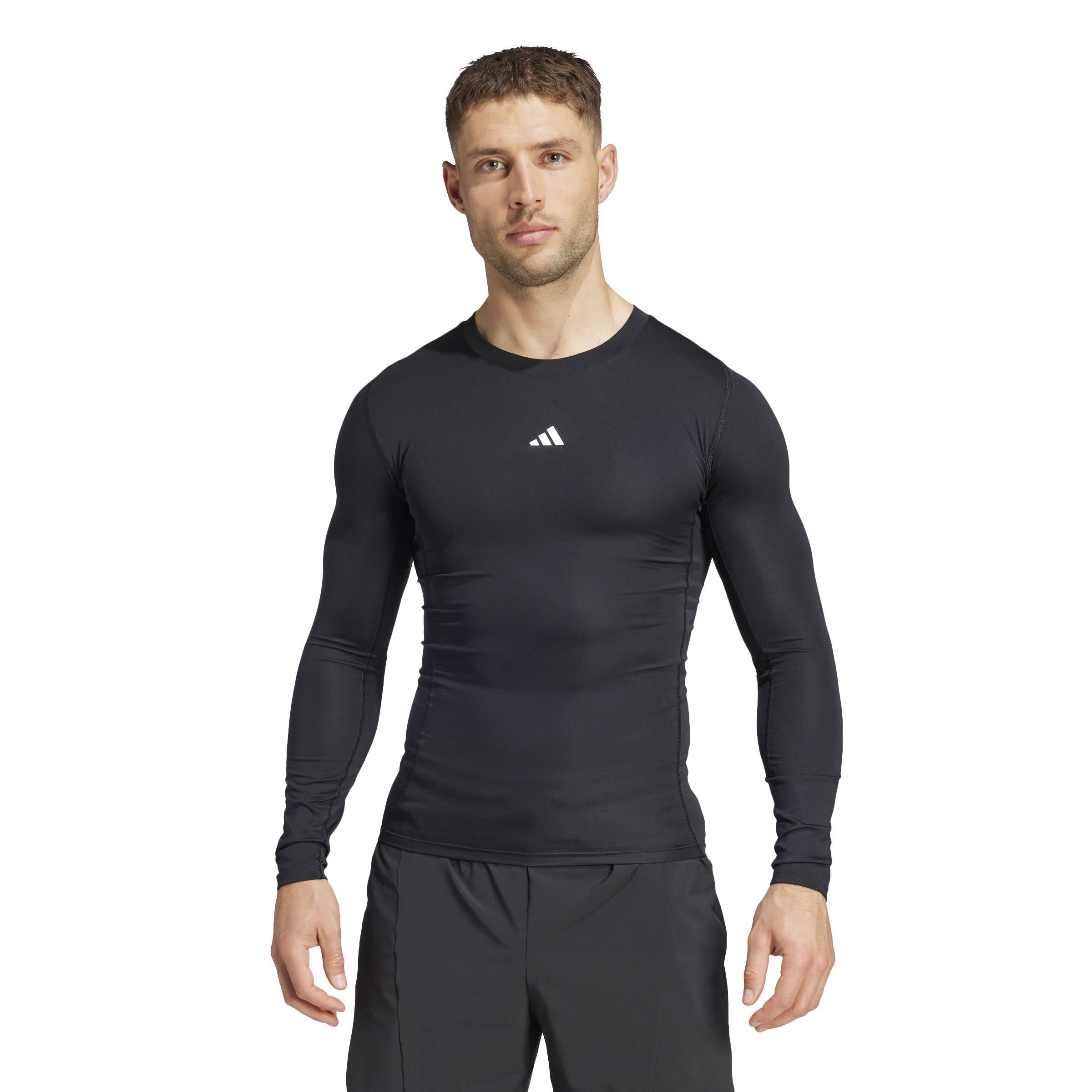 Black - adidas - Tight Fit Long Sleeve Baselayer T-Shirt - 2