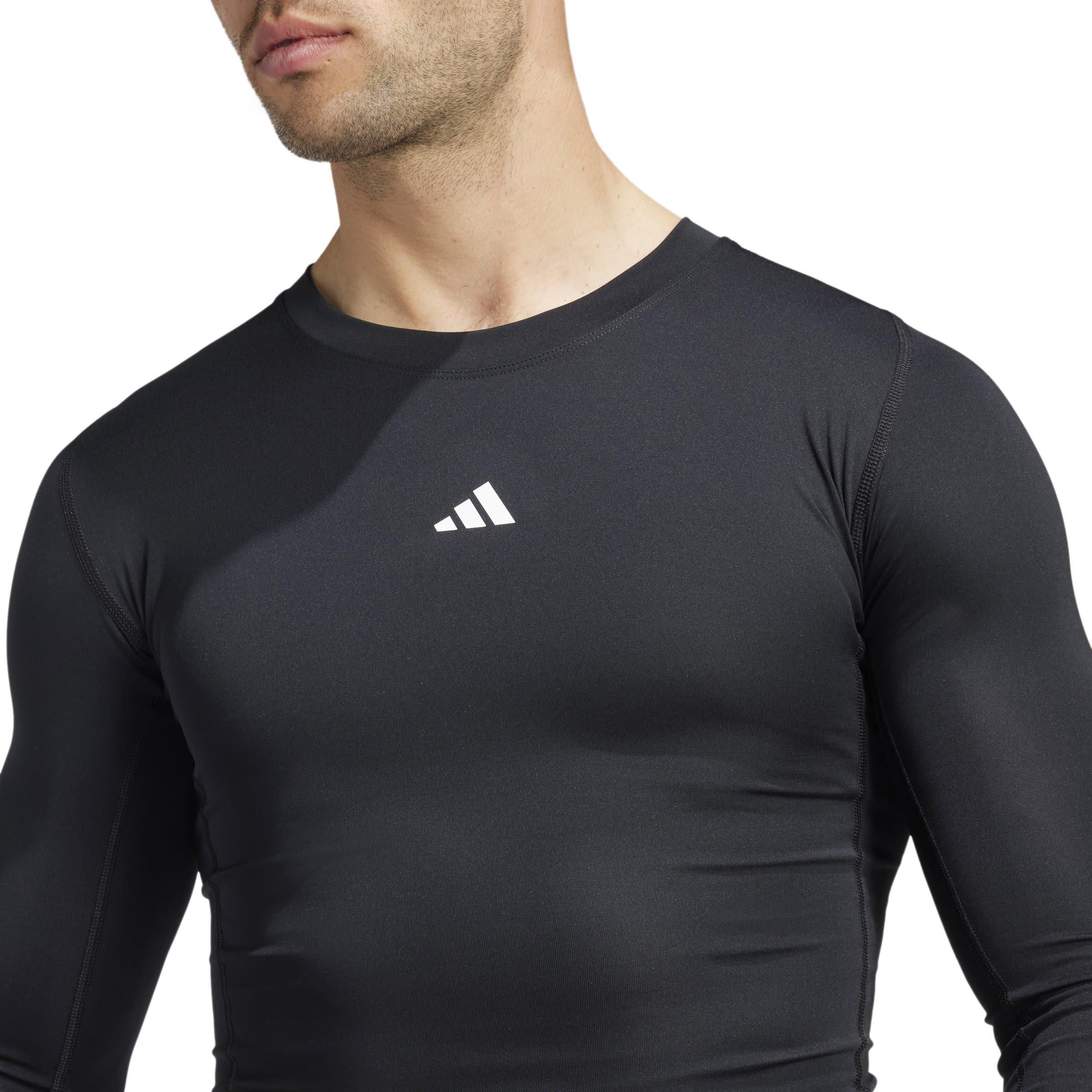 Black - adidas - Tight Fit Long Sleeve Baselayer T-Shirt - 6