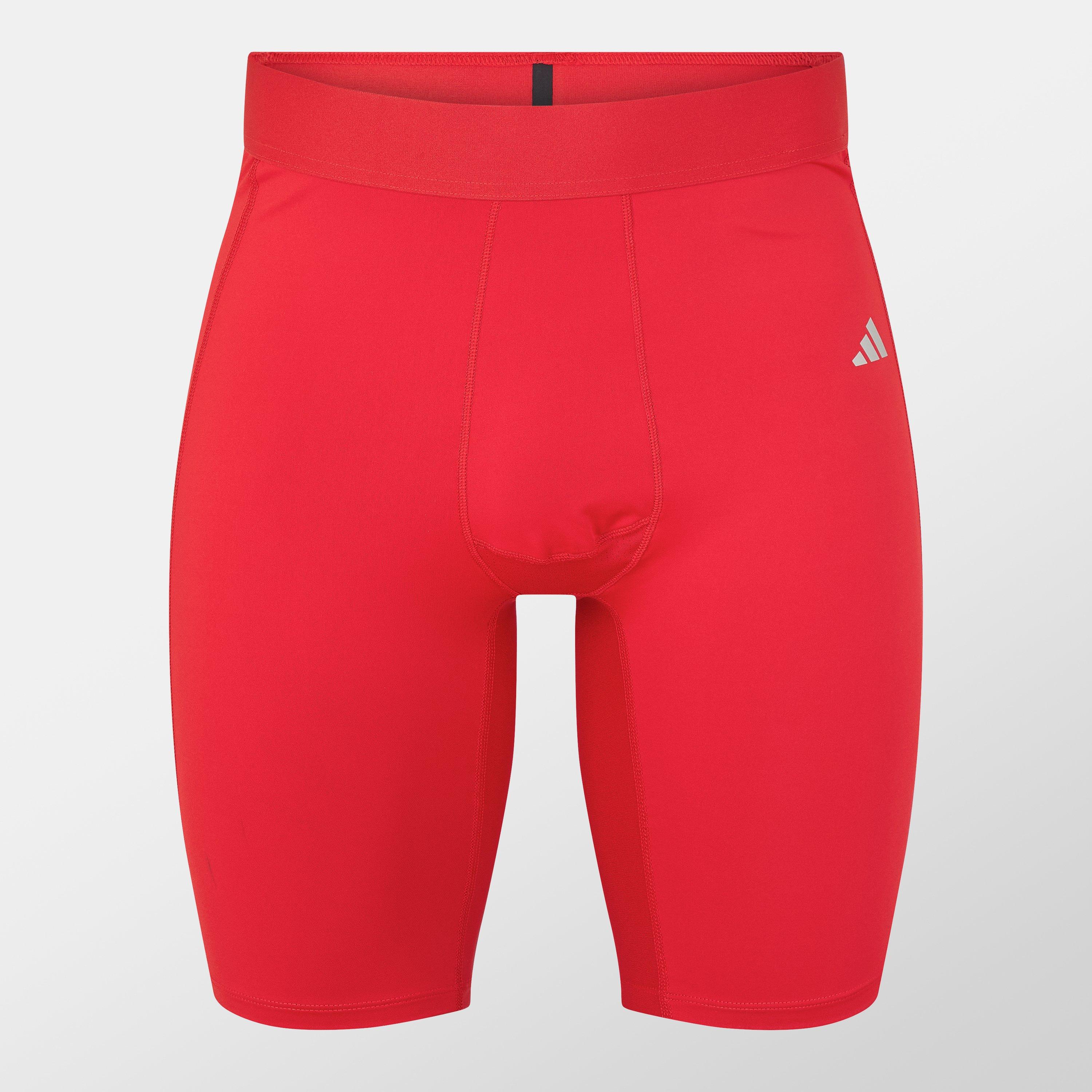 Adidas Men's Techfit Aeroready Short Tights - Red - XS