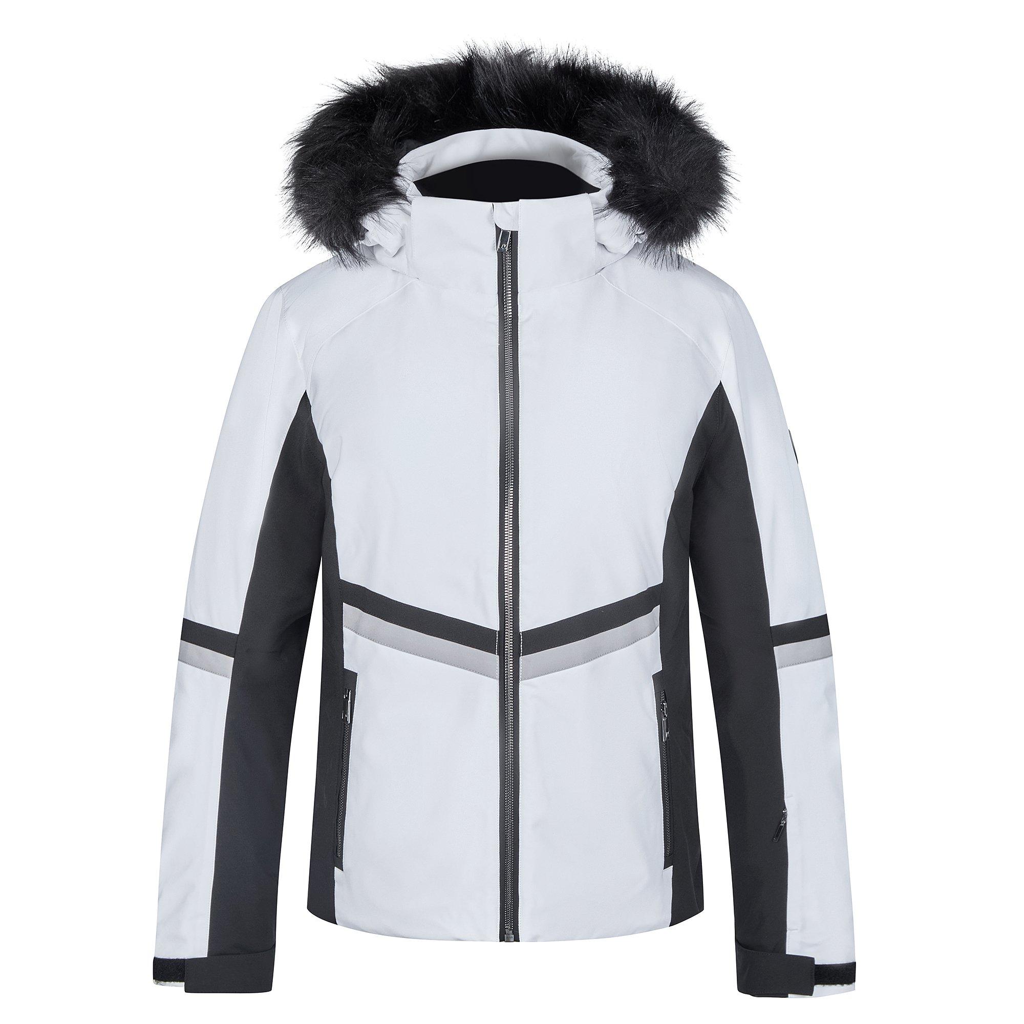 White - Nevica - Women's Meribel Waterproof Slim Fit Ski Jacket - 1