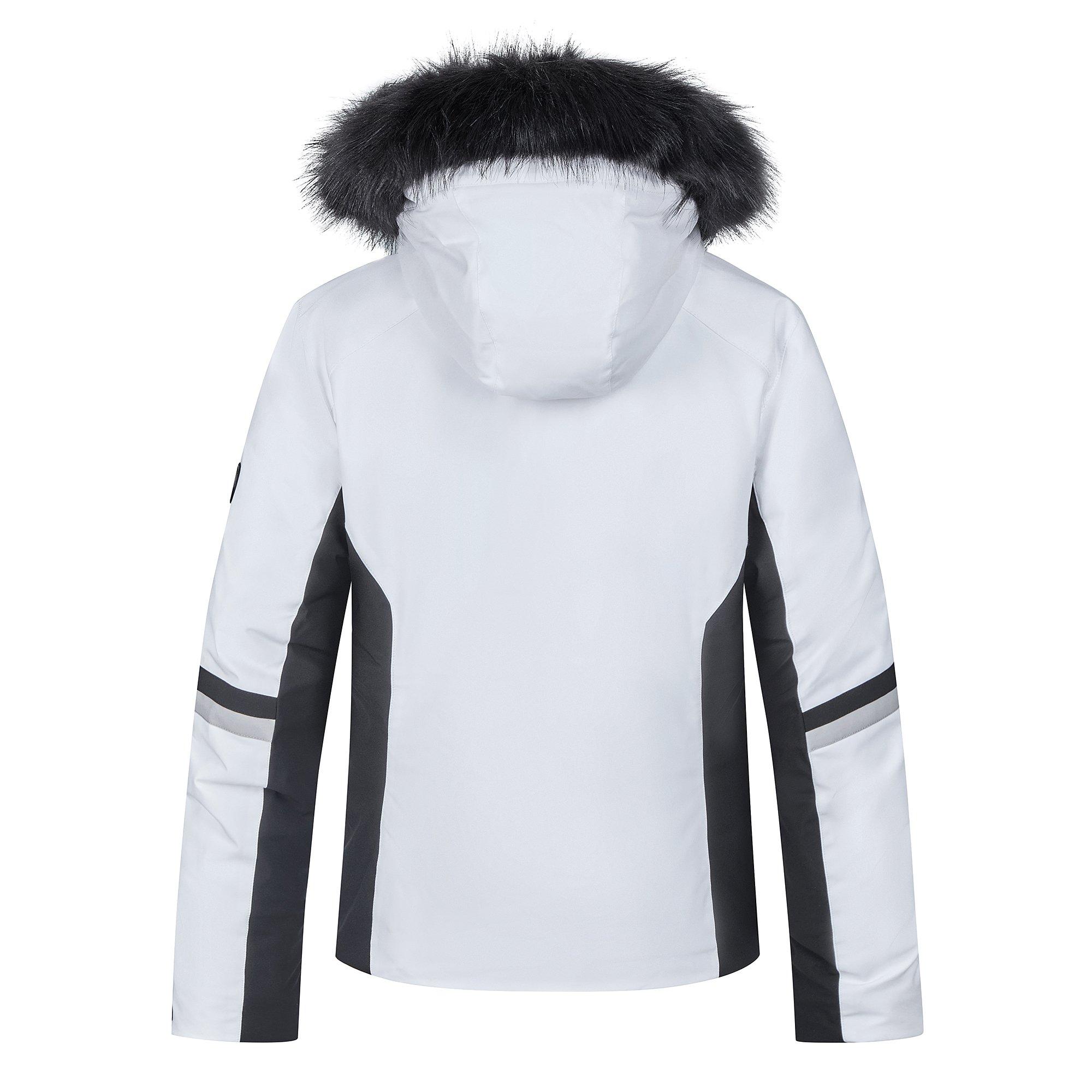 Weiß - Nevica - Meribel Waterproof Detachable Hood Slim Fit Ski Jacket - 2