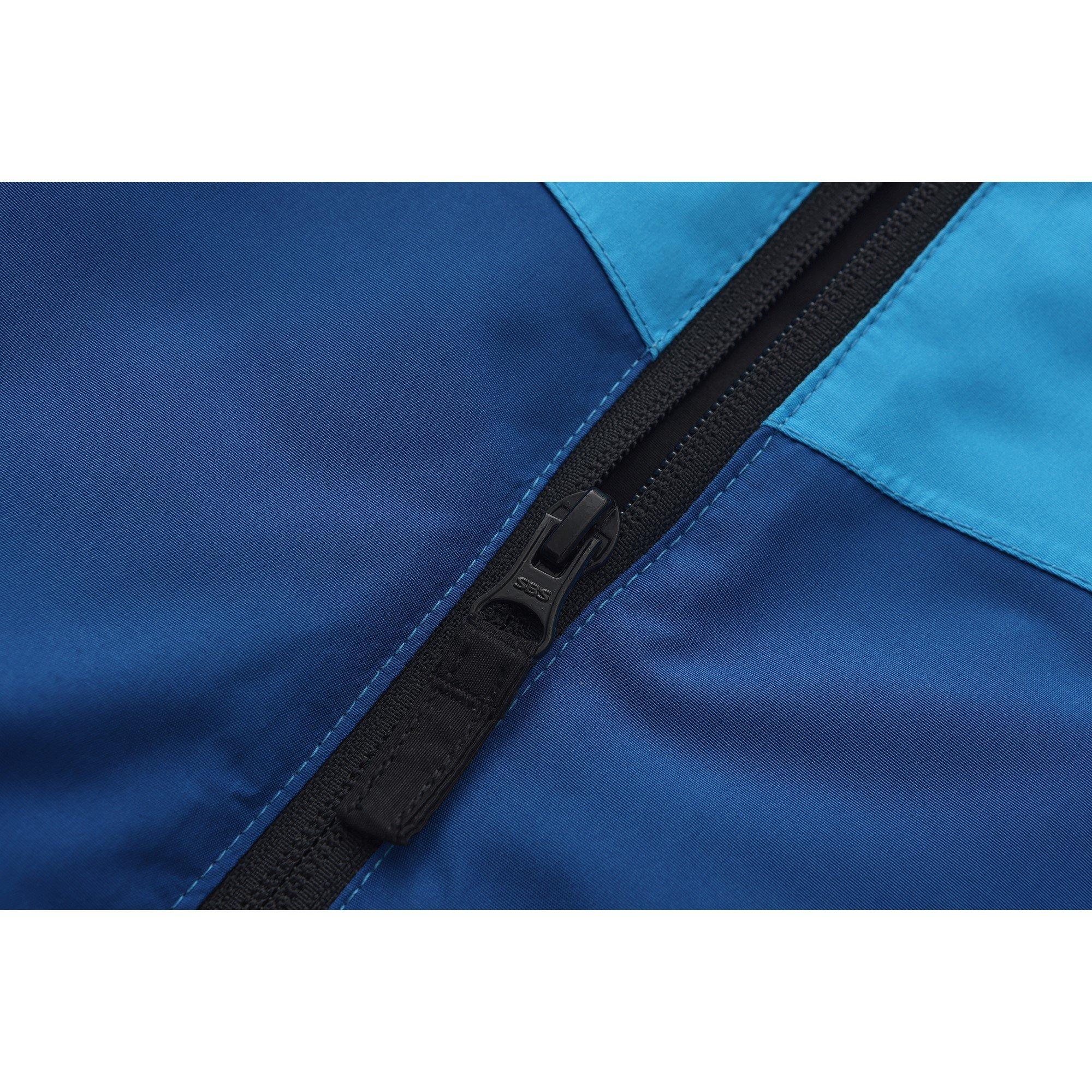 Zwart/Blauw - Nevica - Raise Waterproof Windproof Hooded Ski Jacket - 4